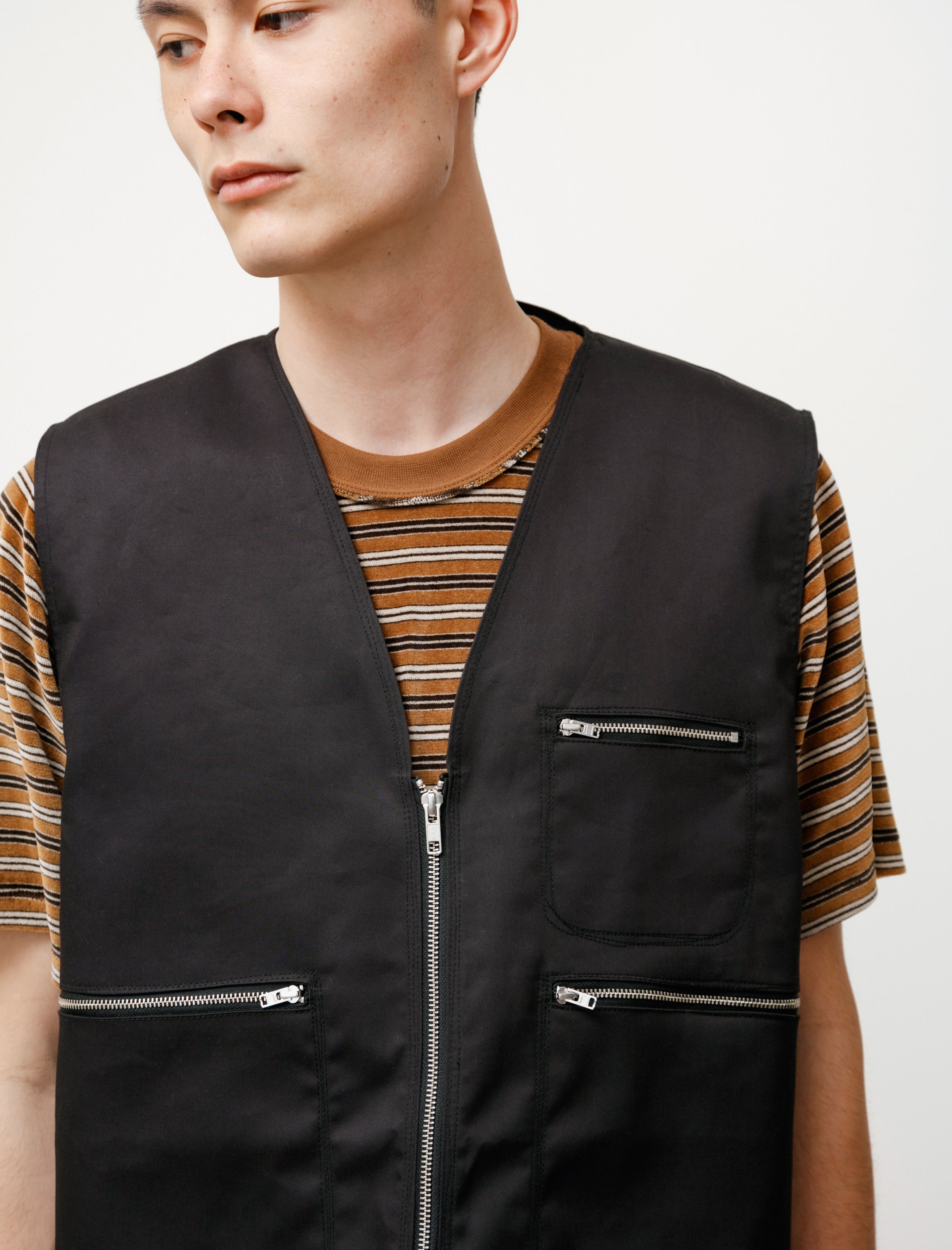 Camiel Fortgens Zip Vest Black