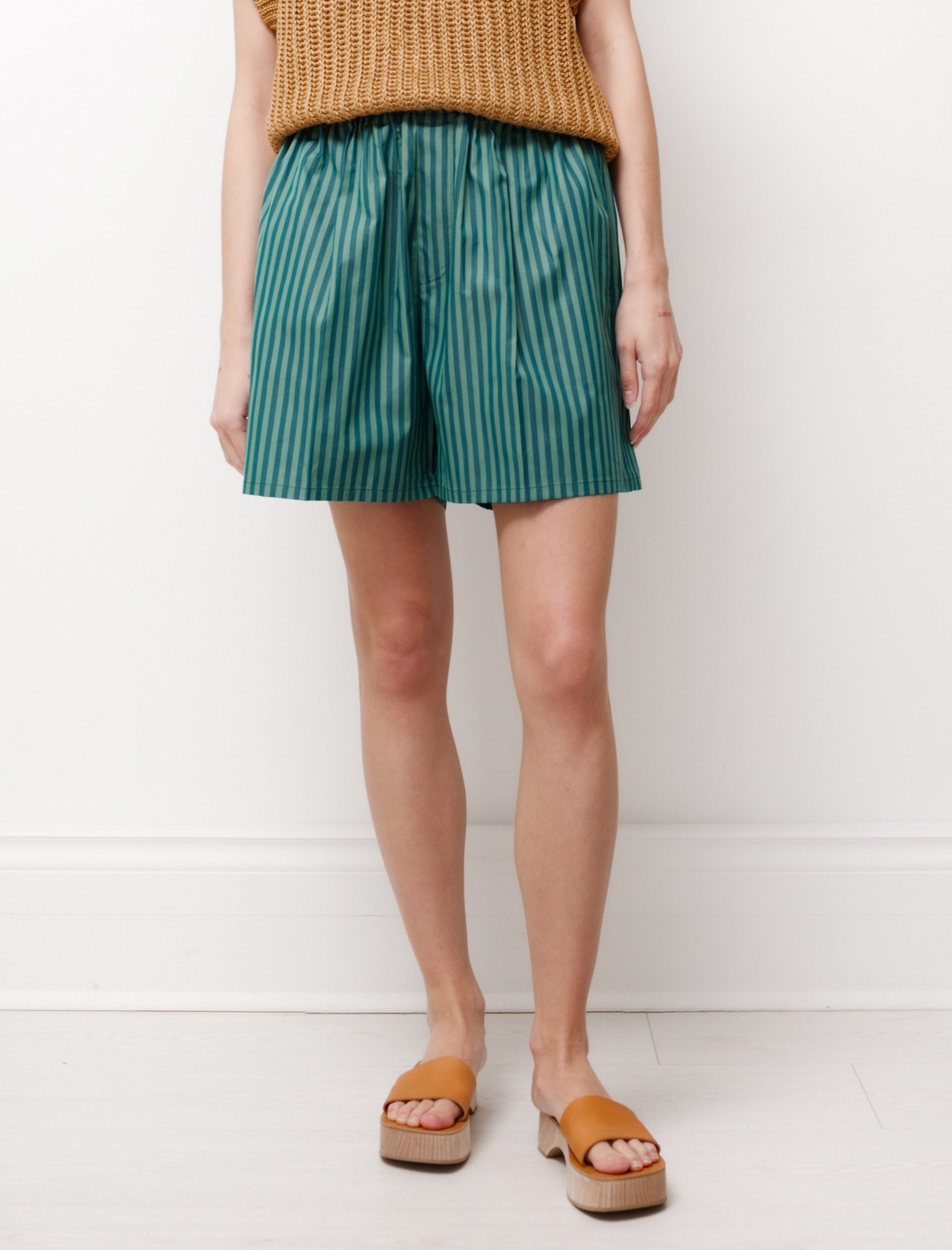 Cristaseya Maxi Boxer Green Stripes