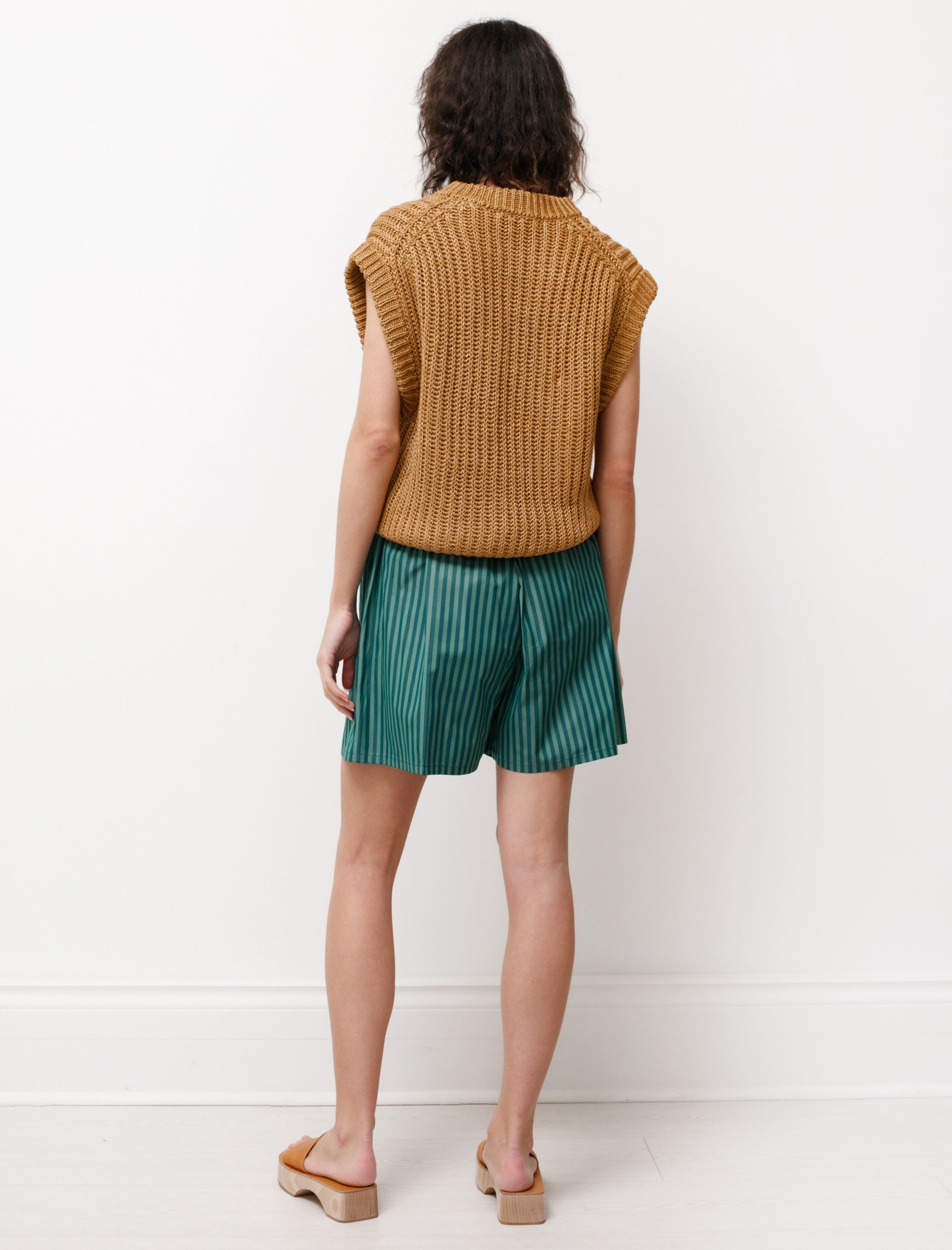 Cristaseya Maxi Boxer Green Stripes