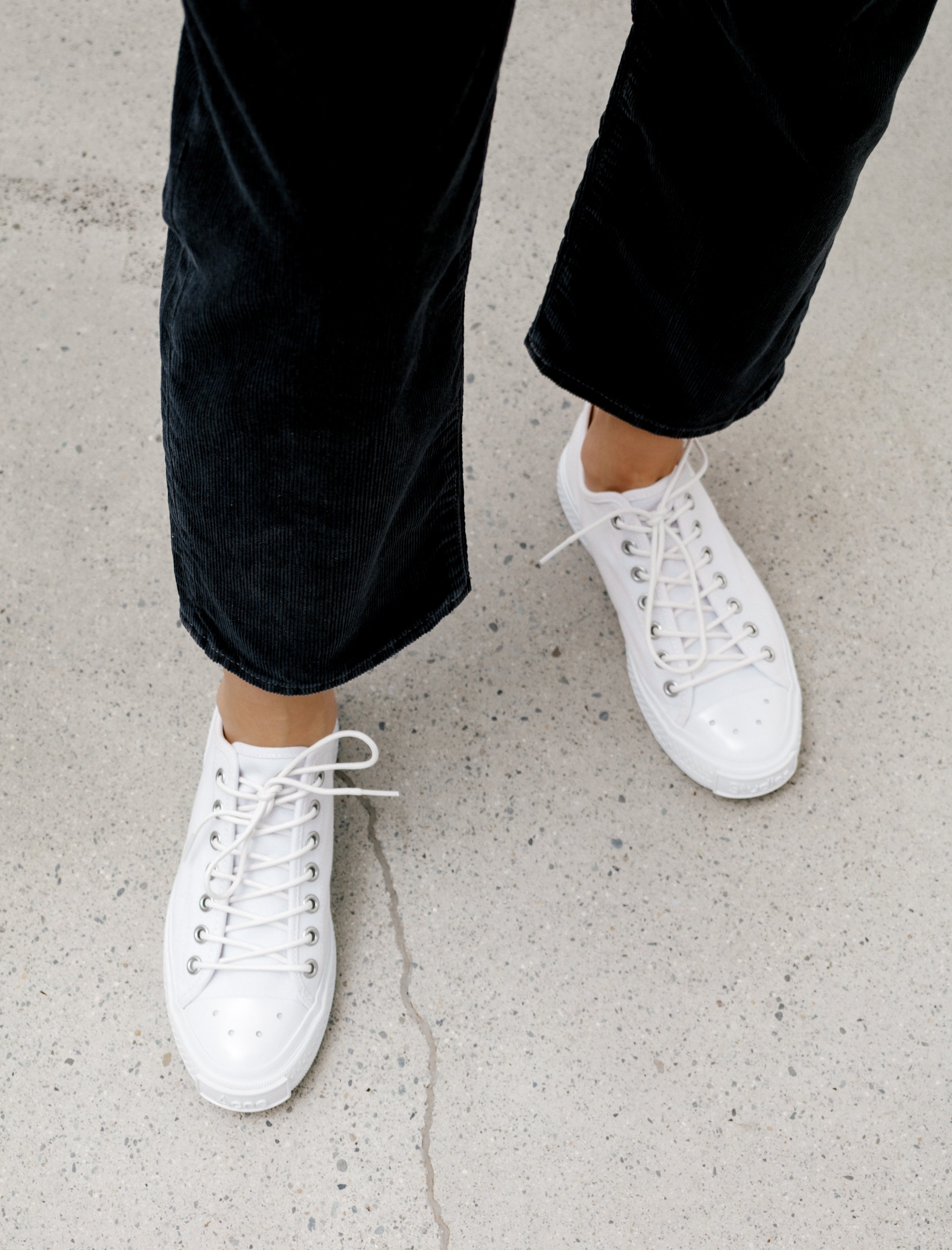 Acne Studios Canvas Sneaker Optic White