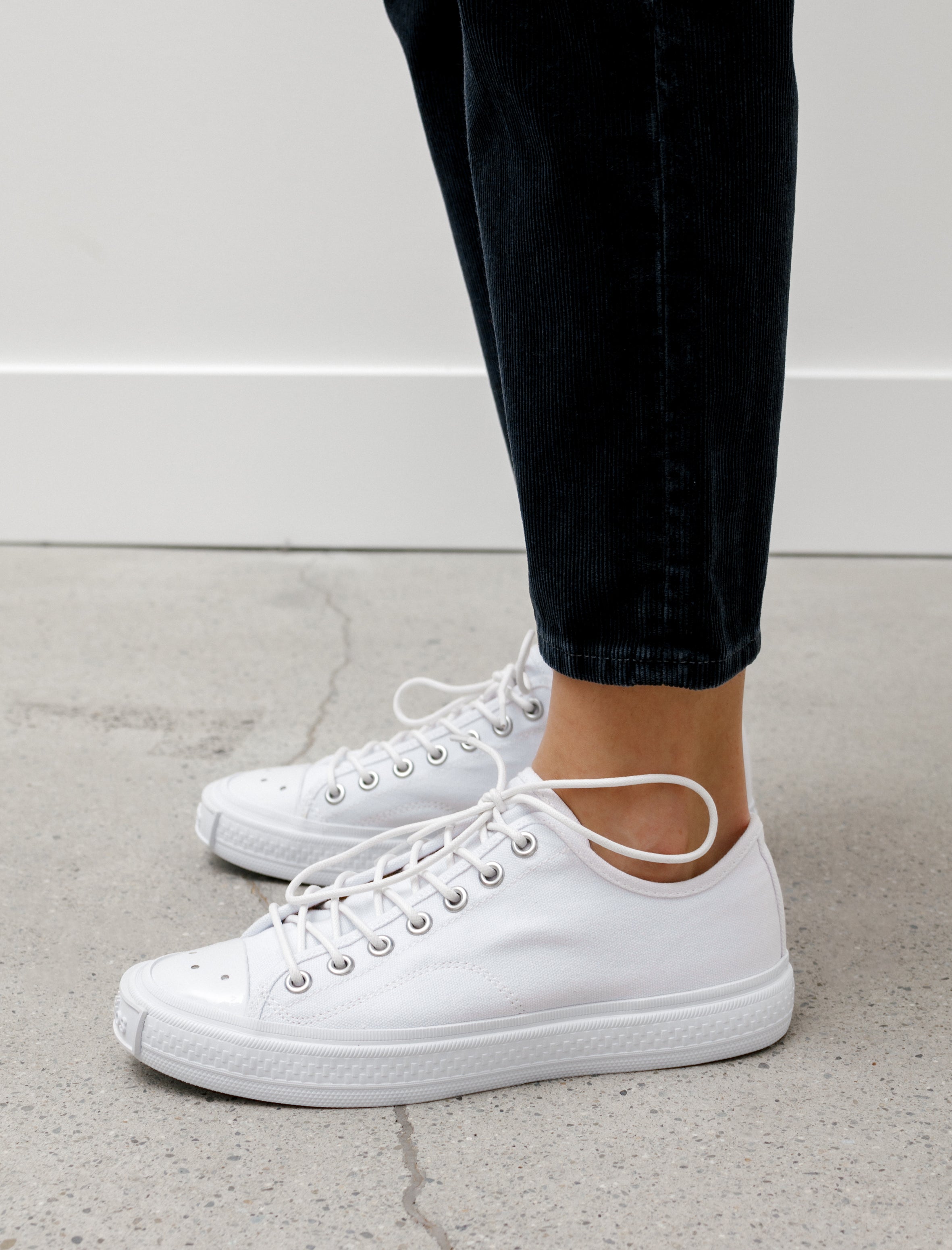 Acne Studios Canvas Sneaker Optic White