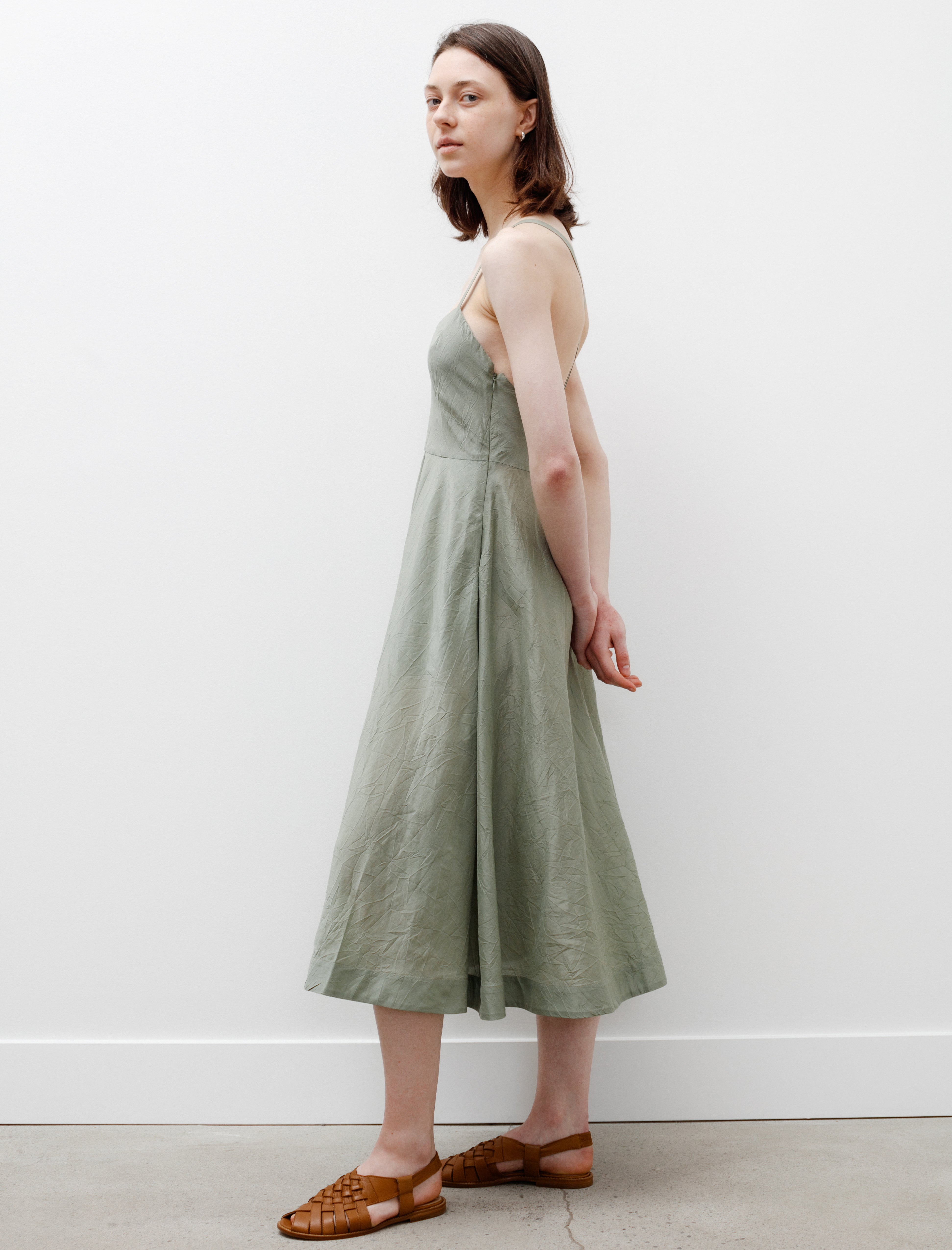 Cawley Argentina Dress Light Khaki