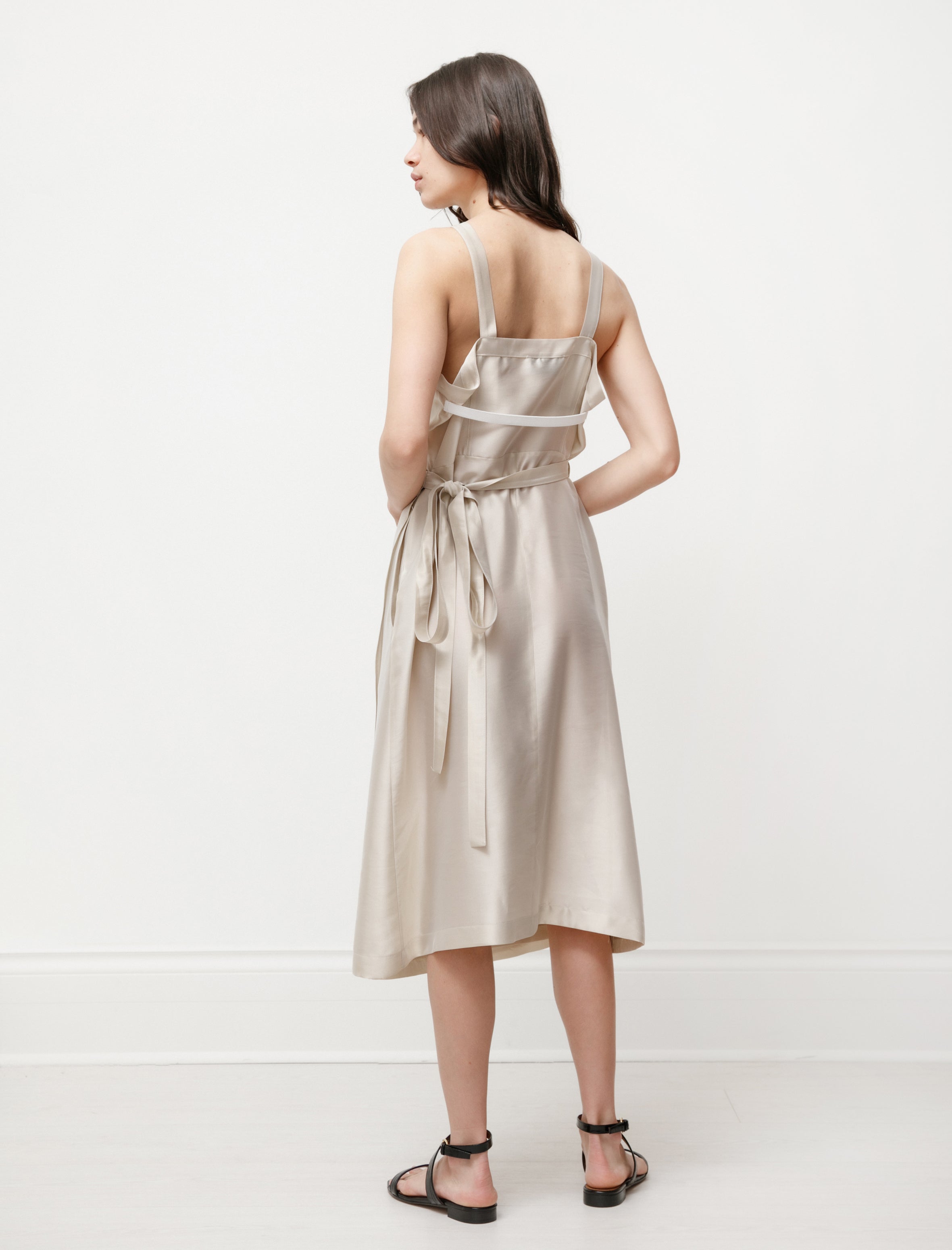 Hache Apron Dress Champagne