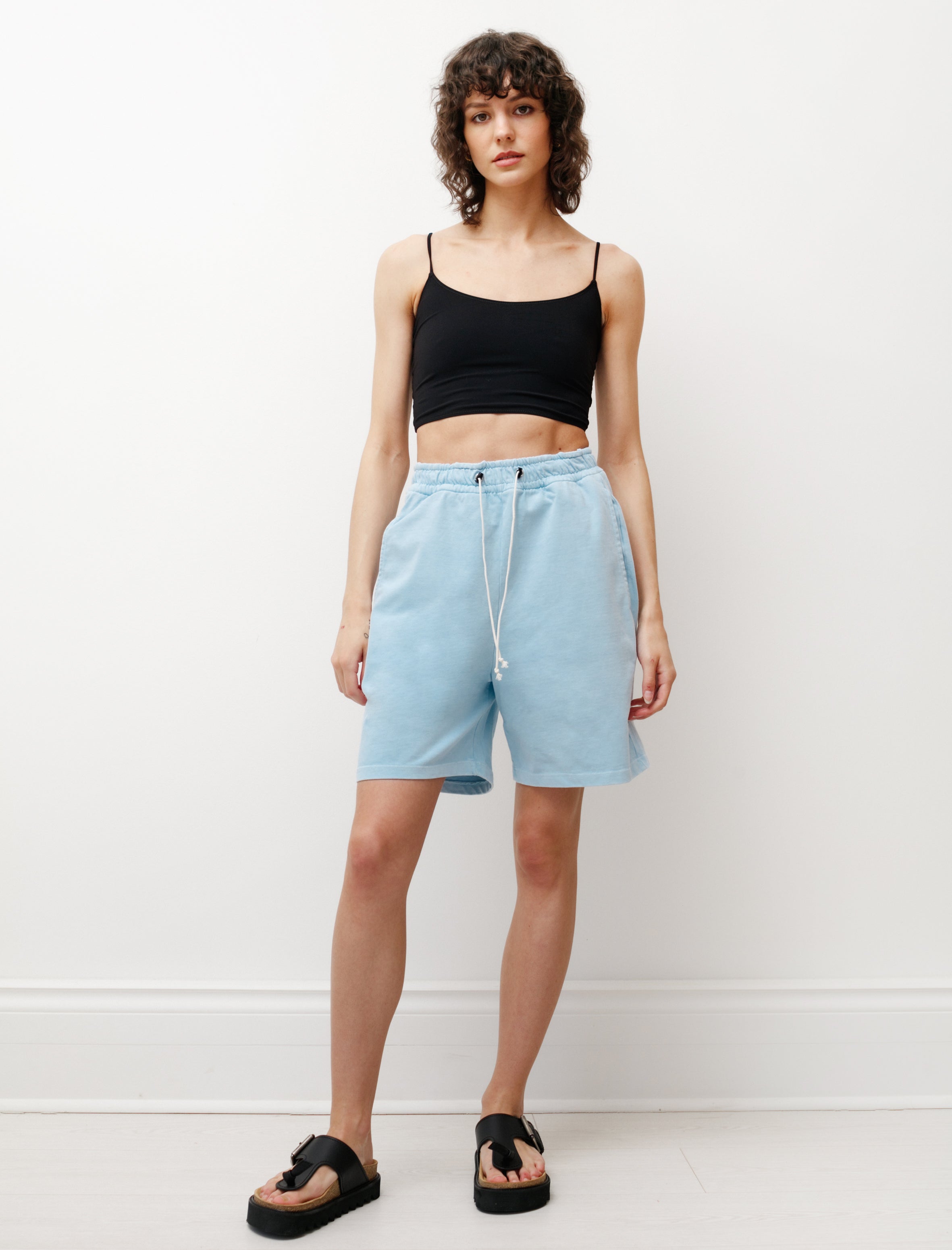 Camiel Fortgens Grandpa Shorts Heavy Jersey Indigo Dye