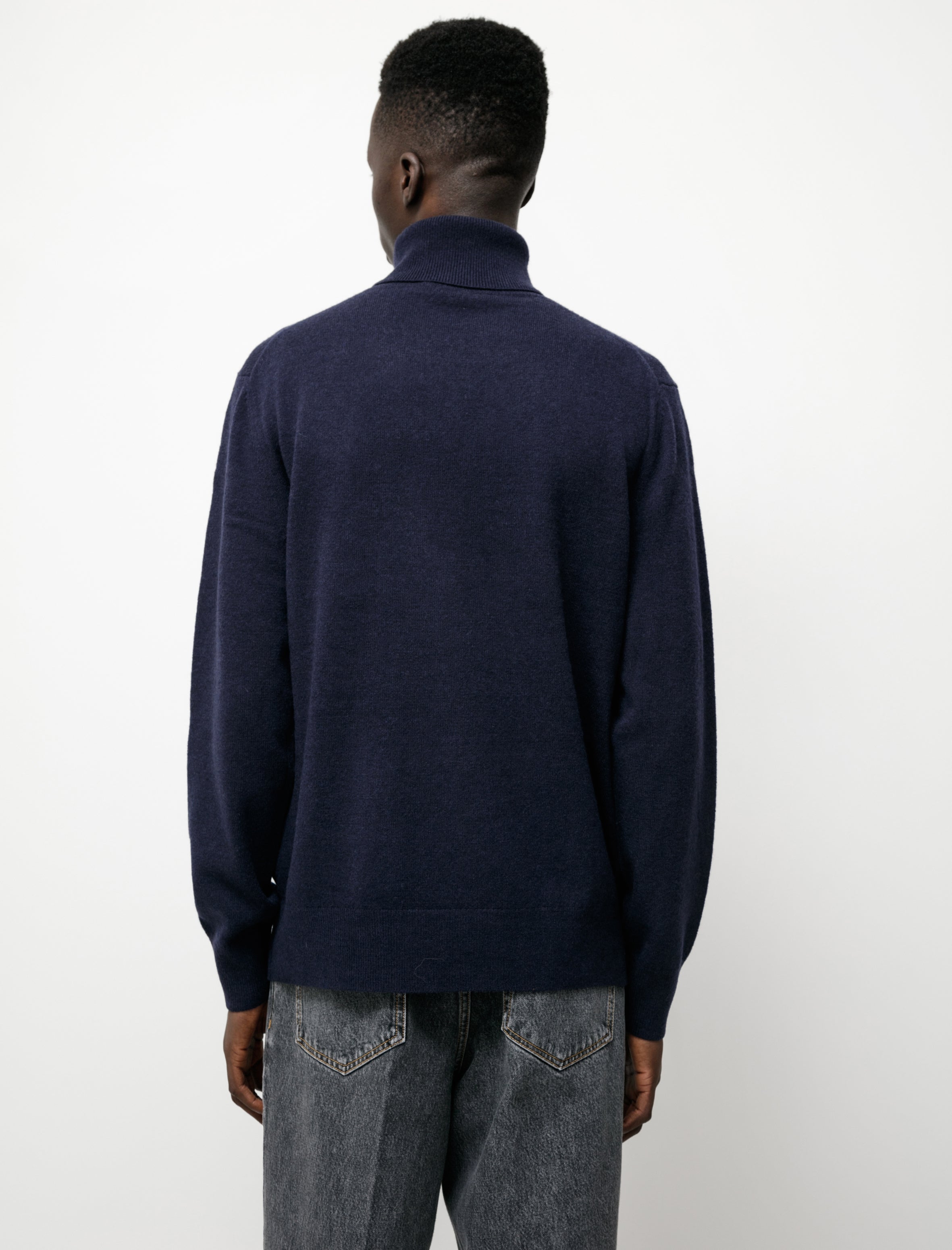 Acne Studios Face Rollneck Navy