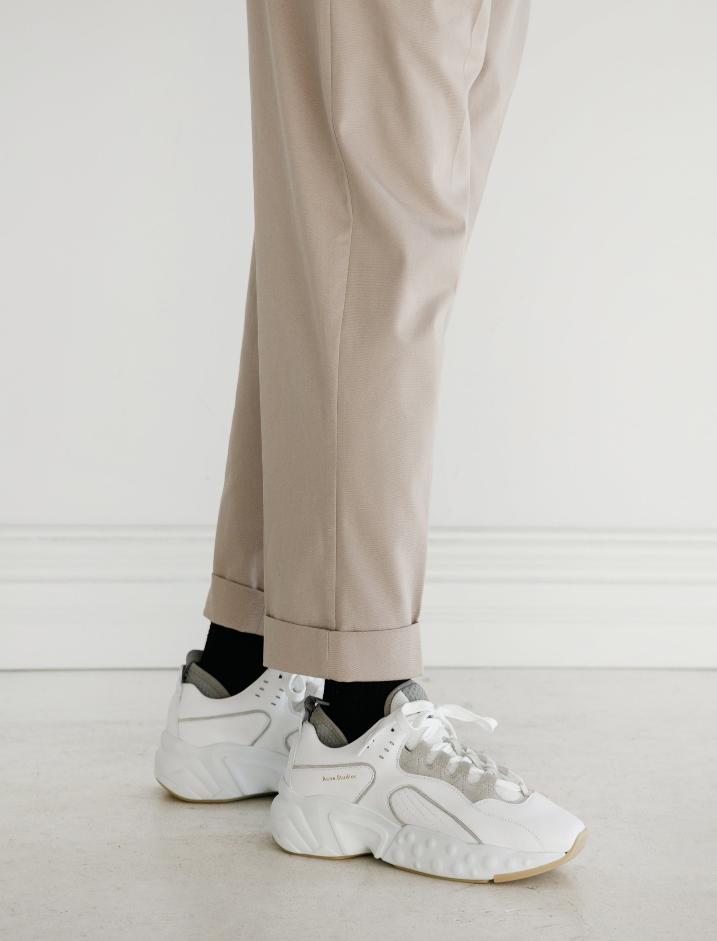 Acne Studios Rockaway Leather White