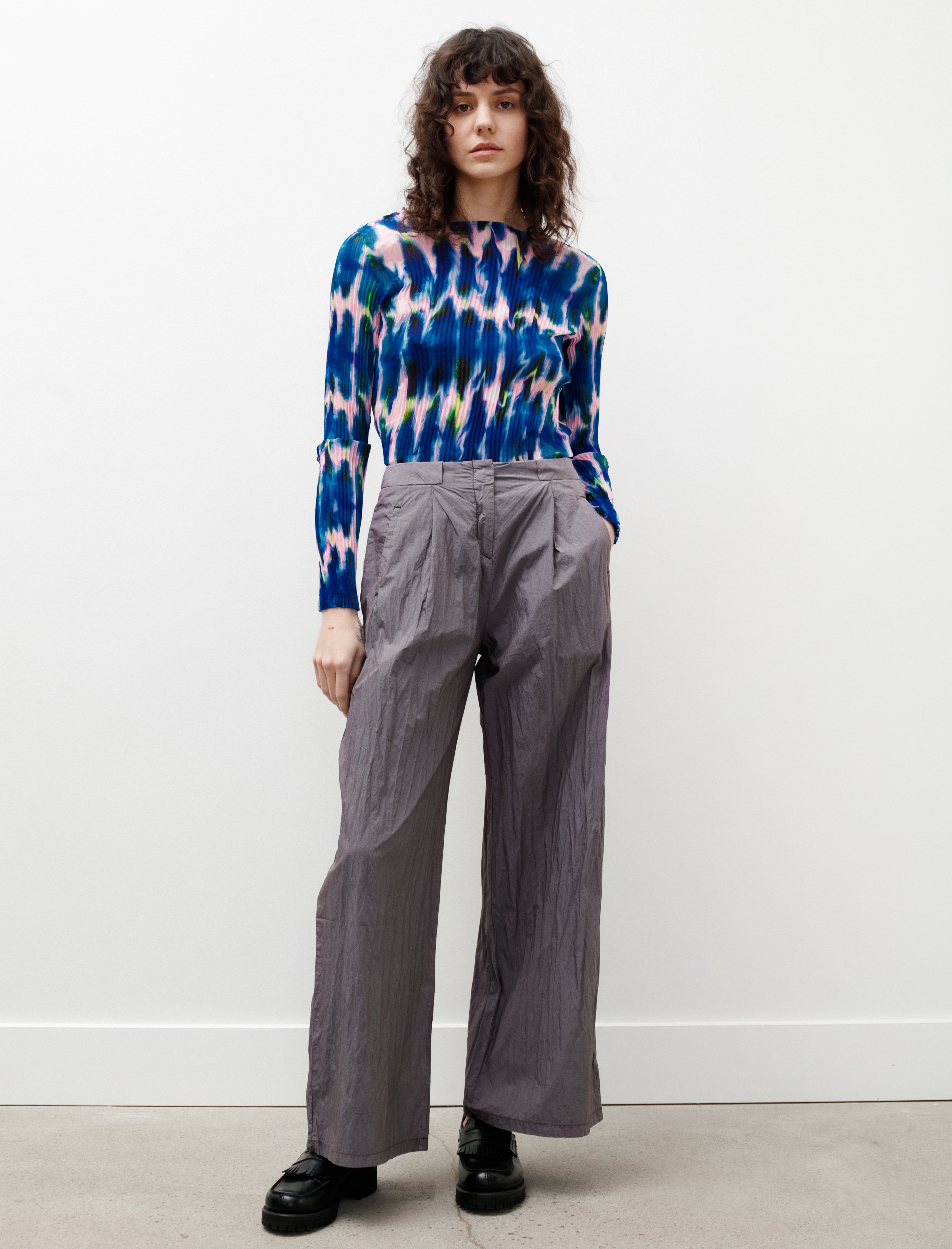 Our Legacy Serene Trousers Antique Lavender Poplin