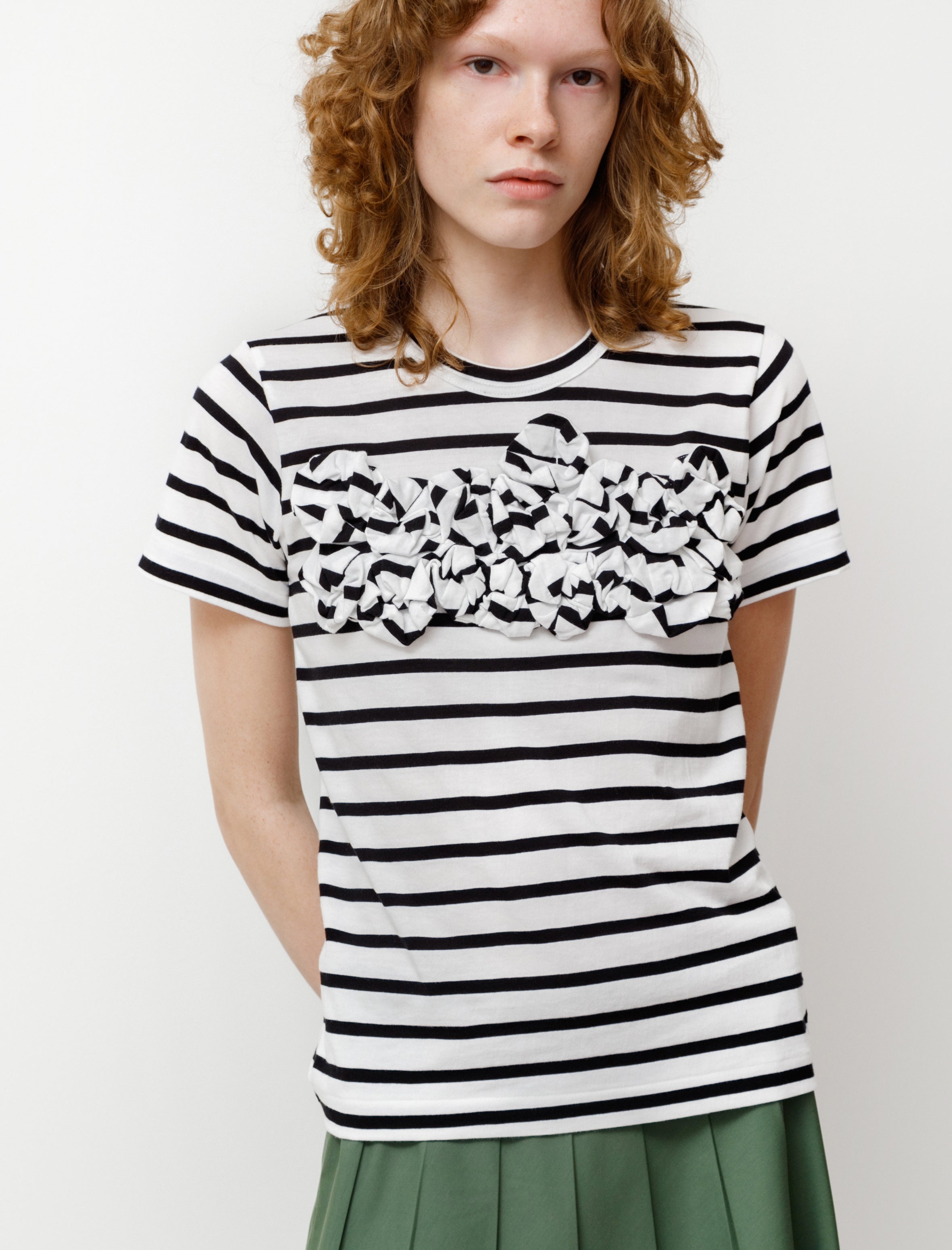 Comme des Garçons Comme des Garçons Rosebud Marinière T-Shirt