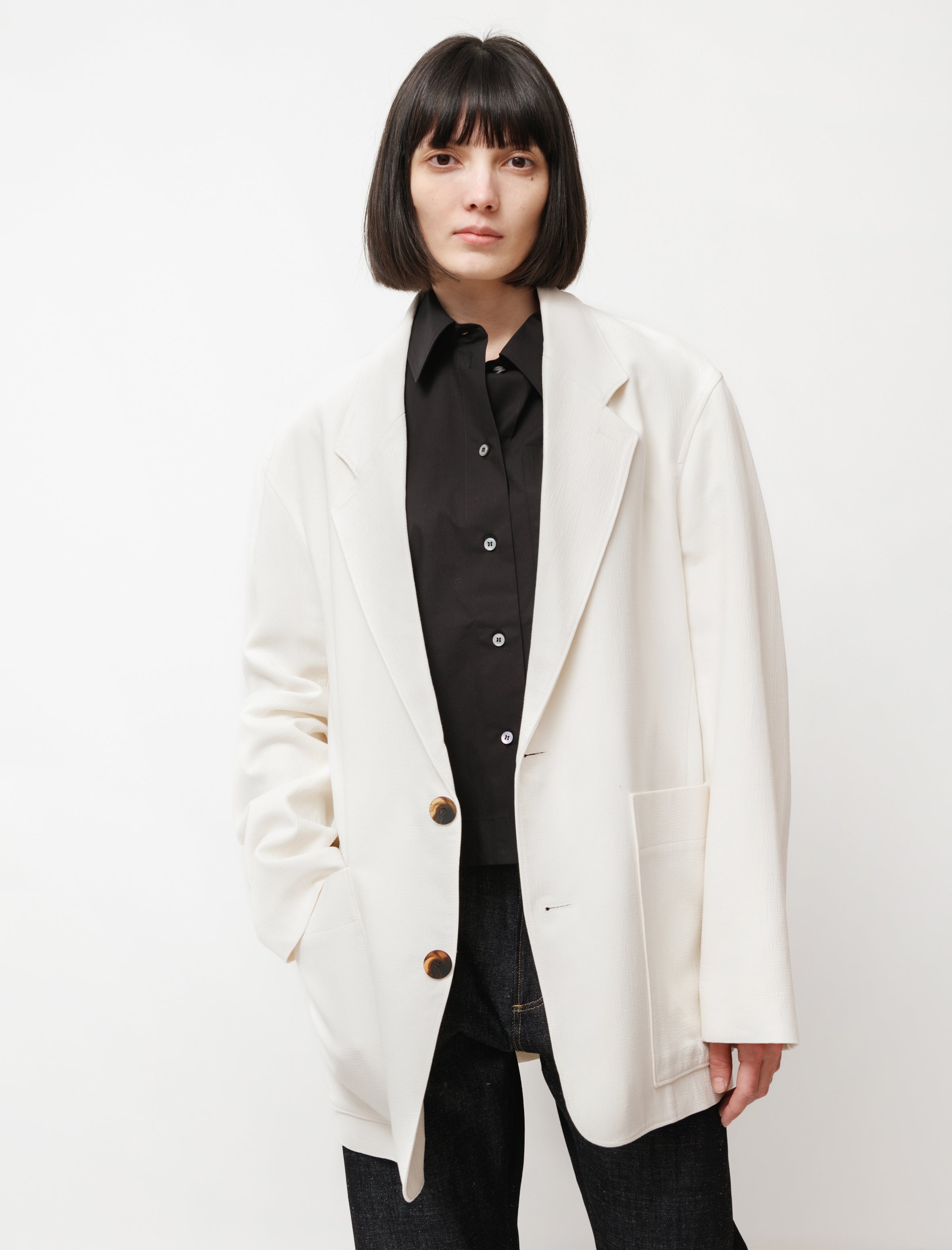 Studio Nicholson Conde Jacket Milk