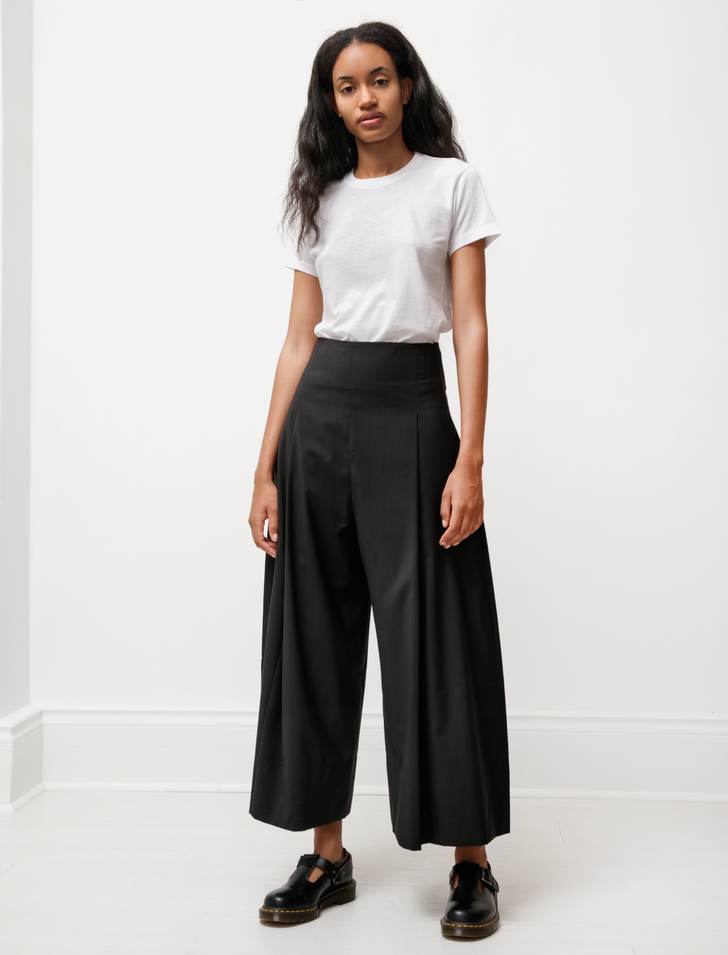 Studio Nicholson Vitra Fold Trousers Black