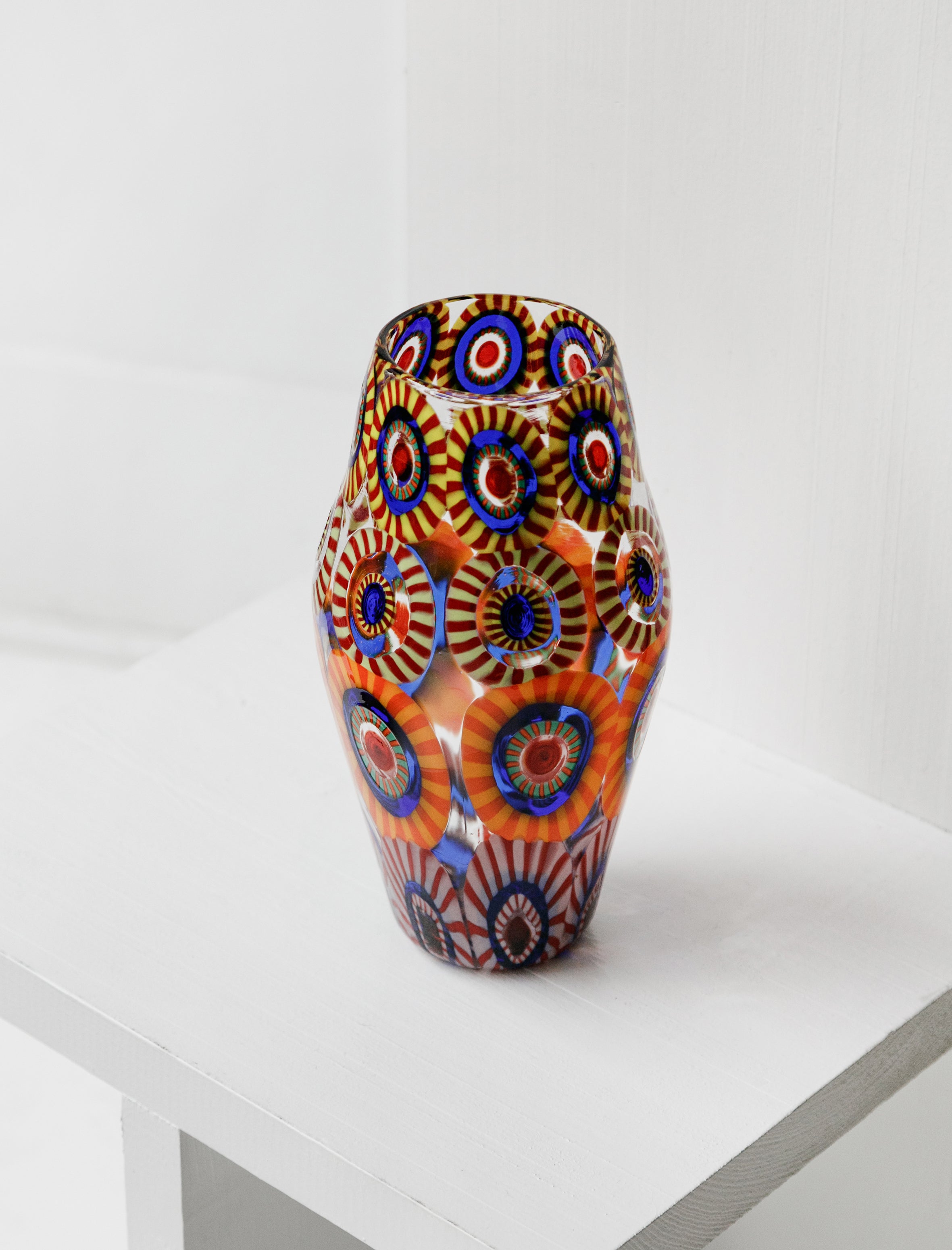 Found by Neighbour Murrine Eye Tall Vase Tapered