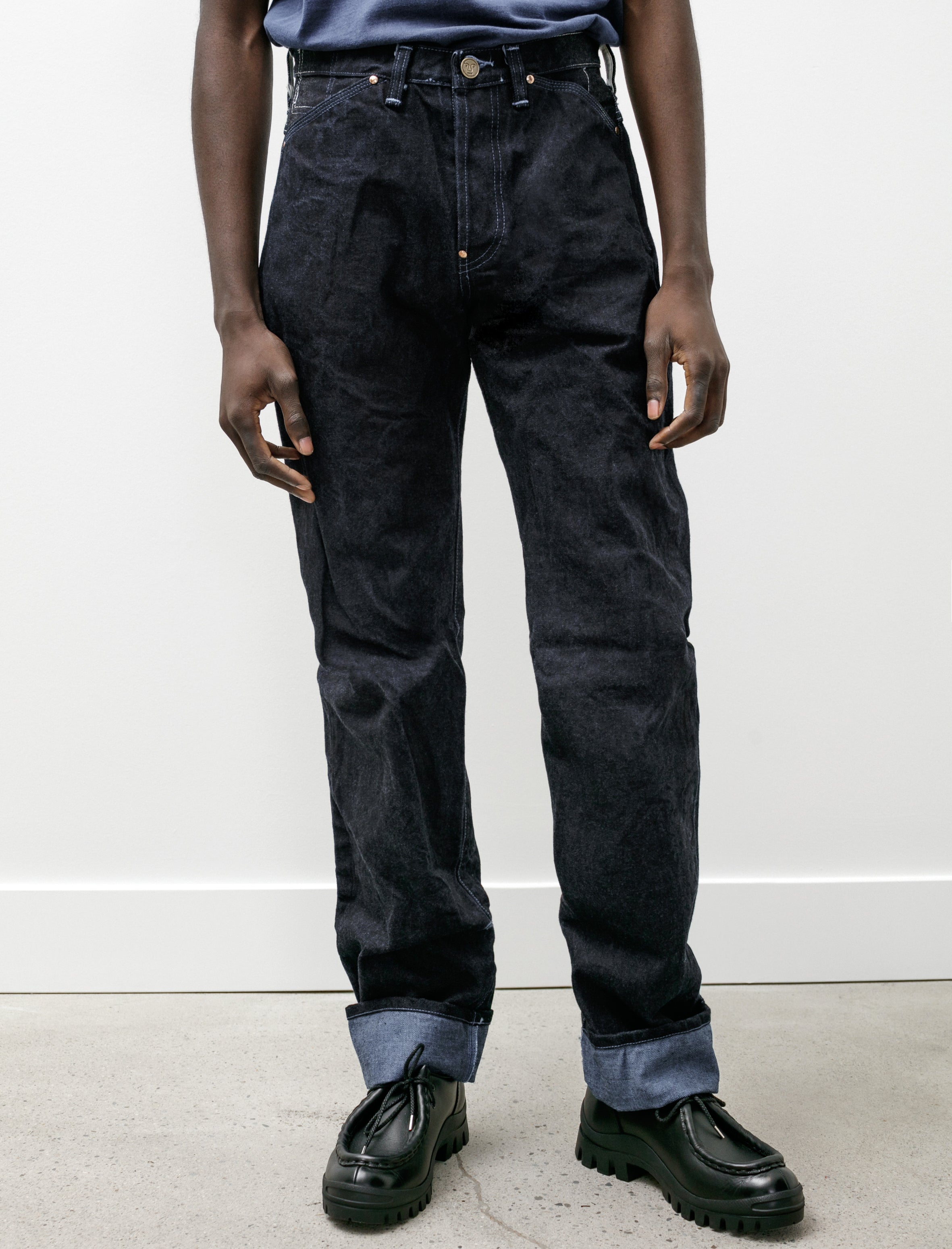 Tender 125 High Straight Jeans 160z Selvage Denim Achilles Heel