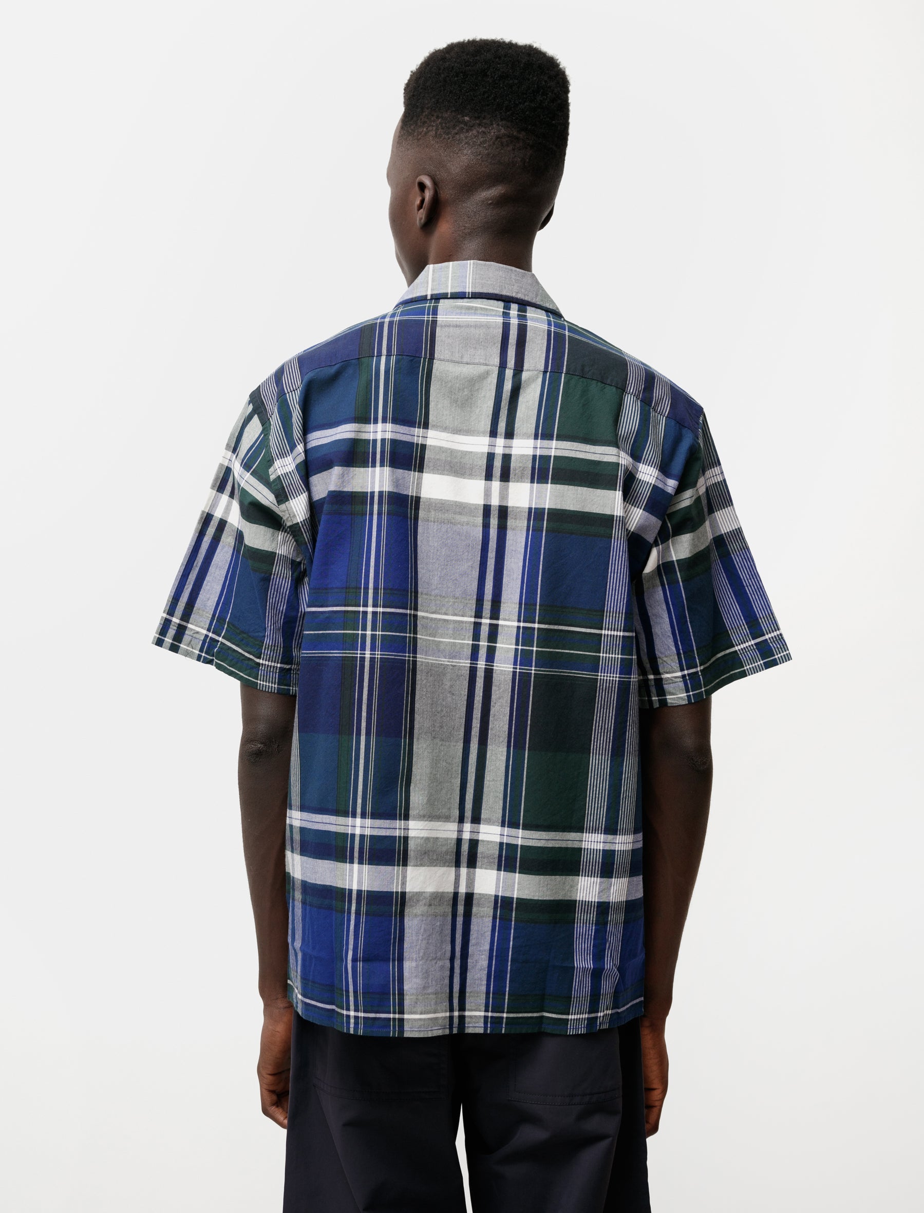 Norse Projects Carsten Madras Dark Navy