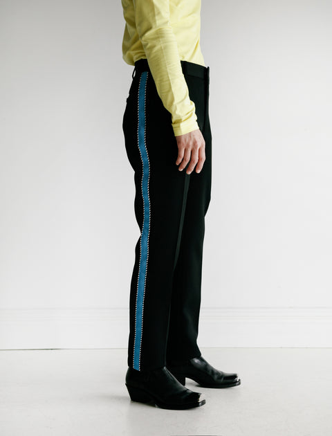 CALVINKLEIN205W39NYC Uniform Pant with Side Stripe Scarlet Azure 