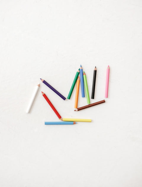 Capsule of Mini Coloured Pencils