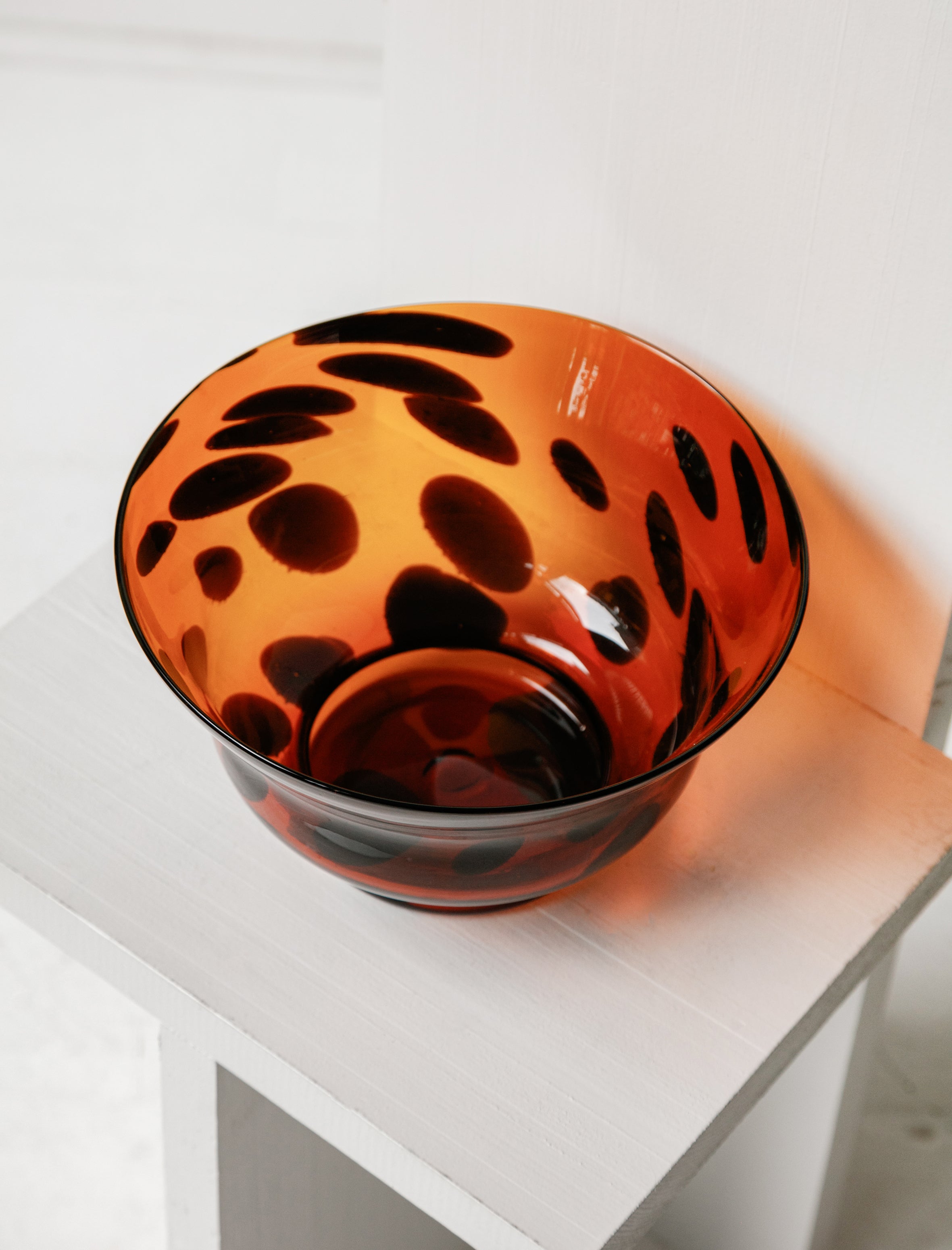 Found by Neighbour Tortoiseshell Glass Fruit Bowl