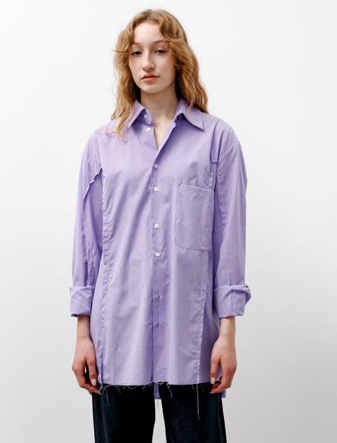 Camiel Fortgens Big Dart Shirt Lilac White Stripes