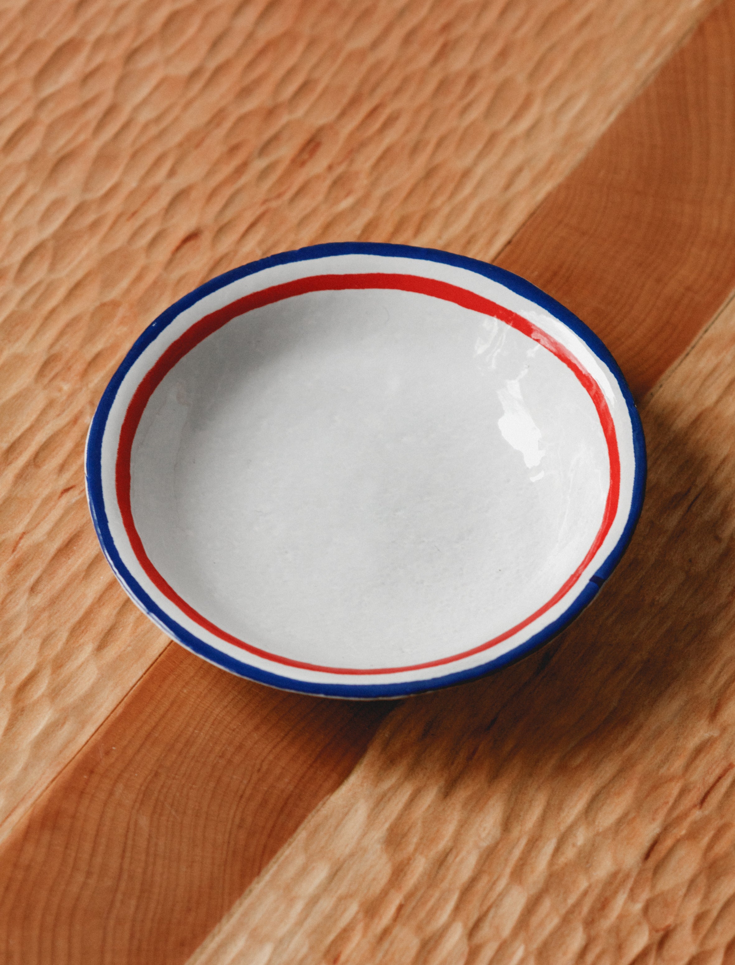 Astier de Villatte Tricolour Saucer
