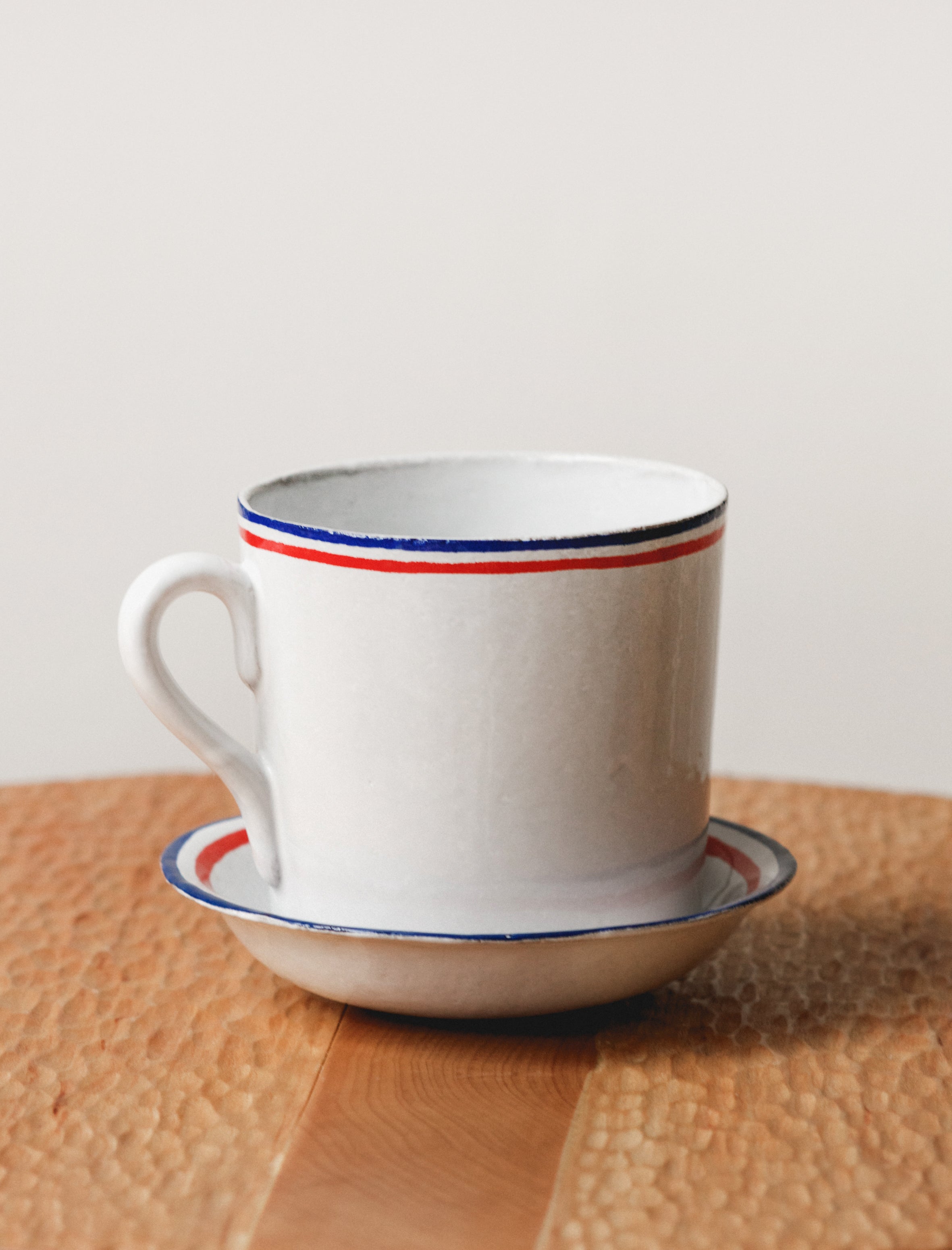 Astier de Villatte Tricolour Saucer