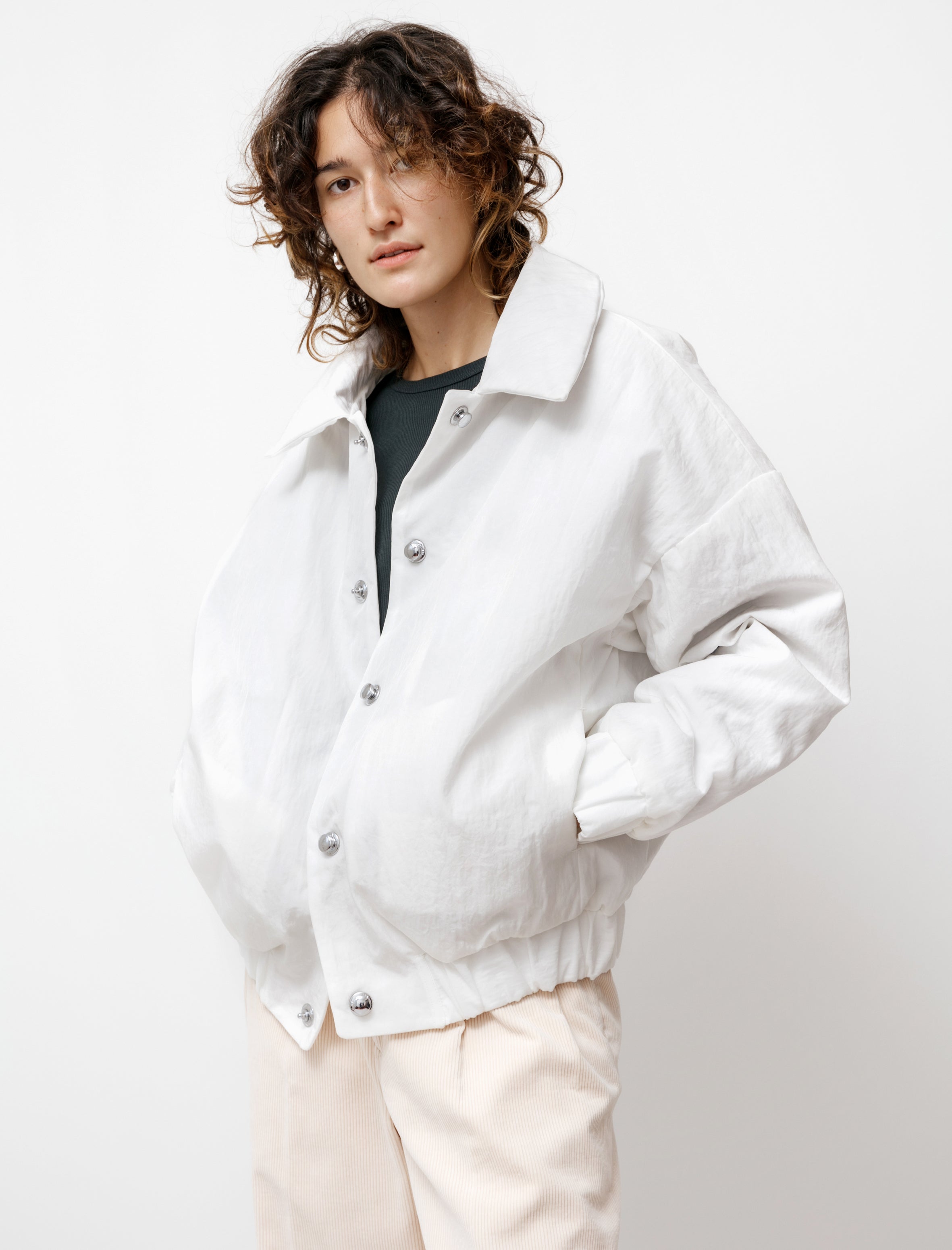 MAN-TLE R11 Down-3 White Nylon