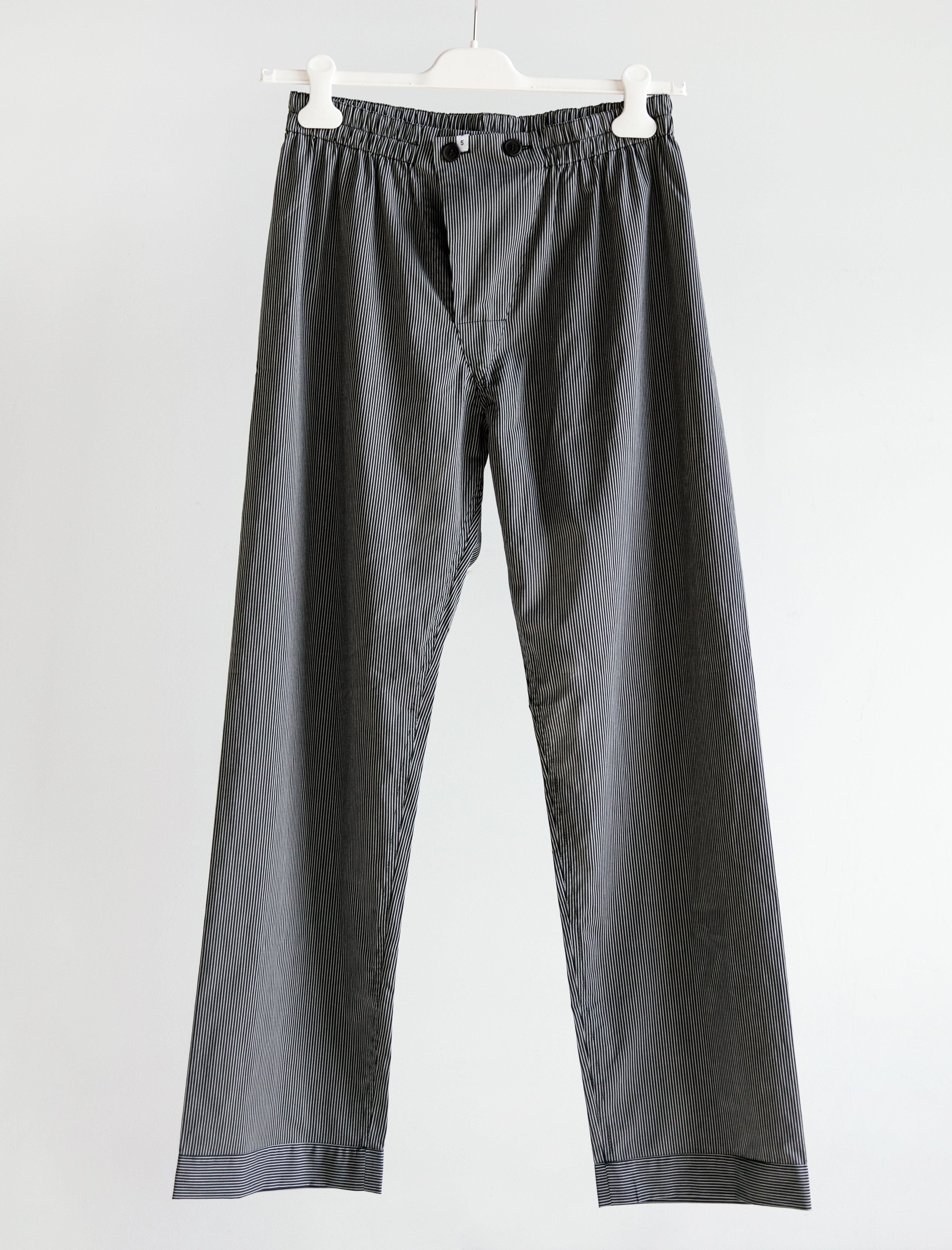 REST Mens Pyjama Set Micro Stripe Algae/Khaki