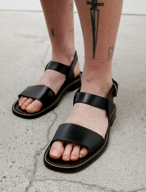 Lemaire Classic Sandals Black