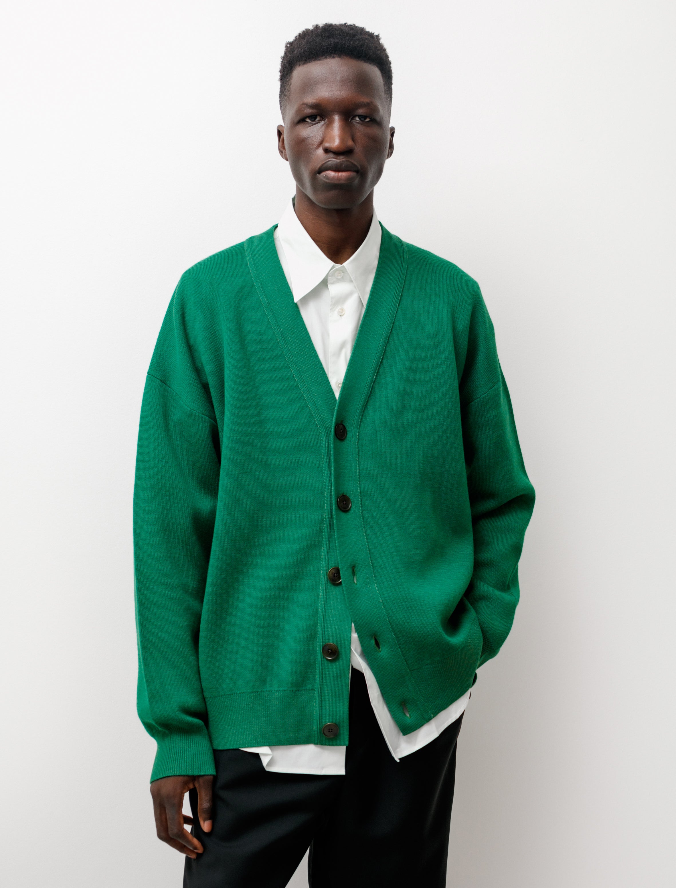 Acne Studios Cardigan Electric Green