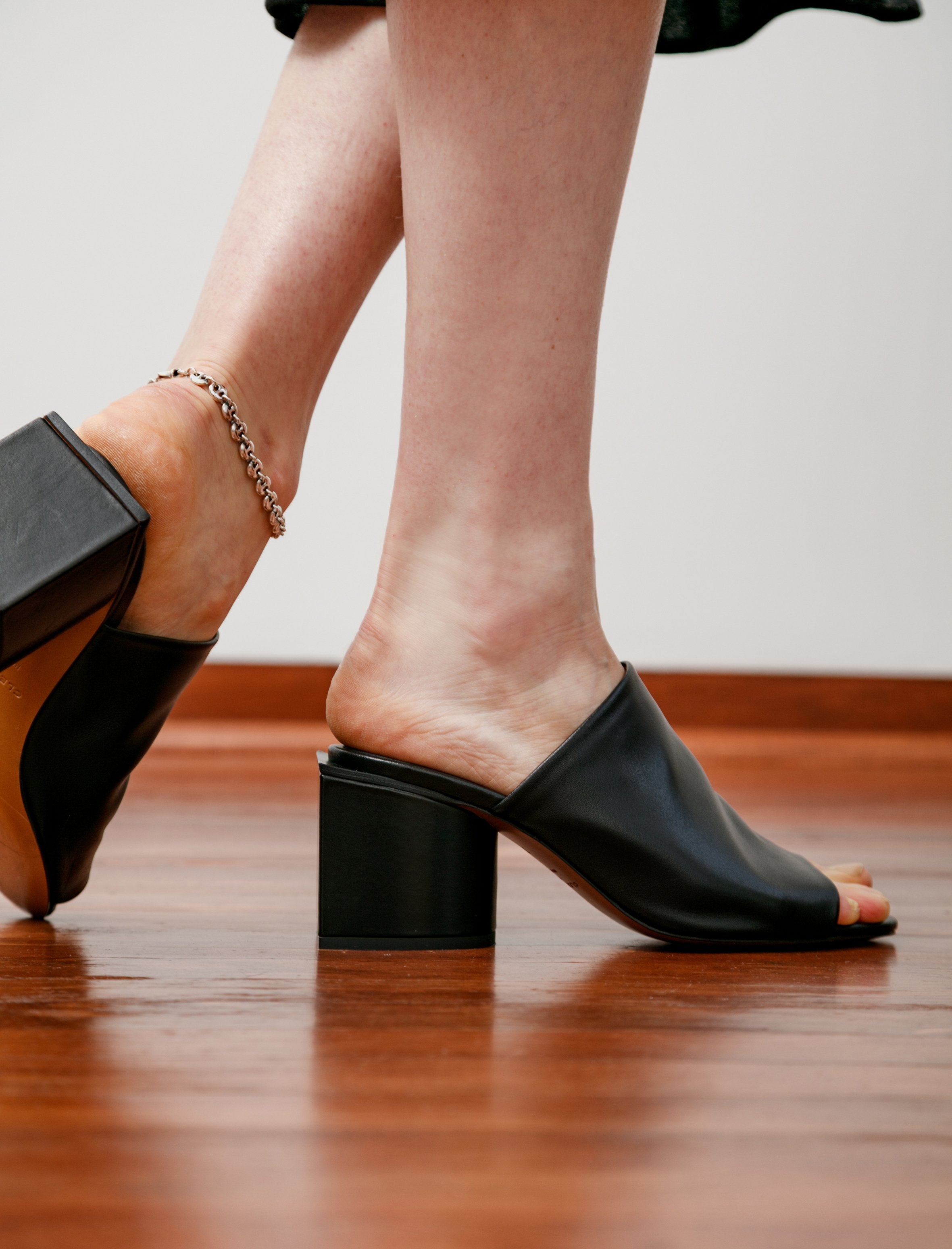 Clergerie Edith Simple Sandal Black