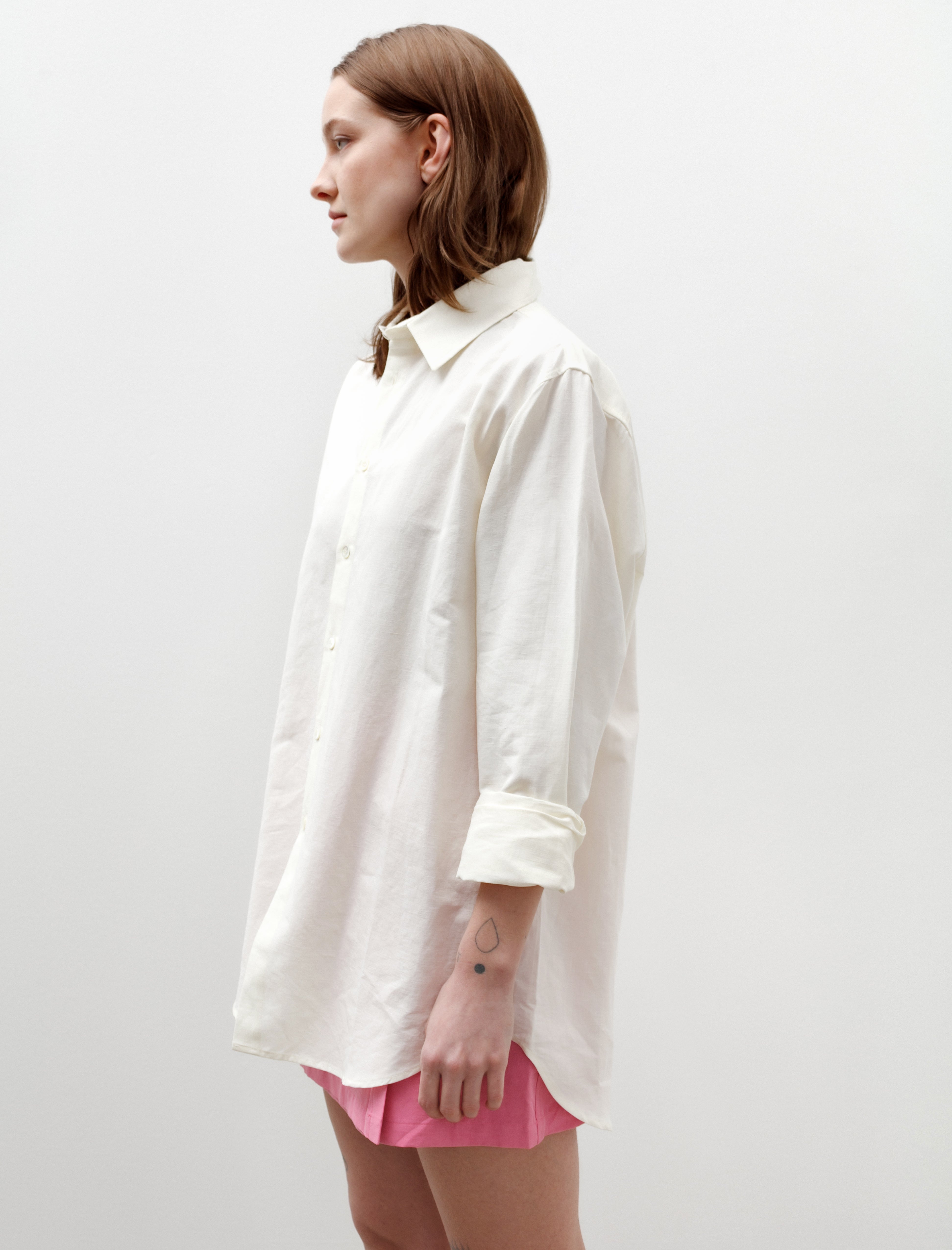 Lido Linen Shirt White