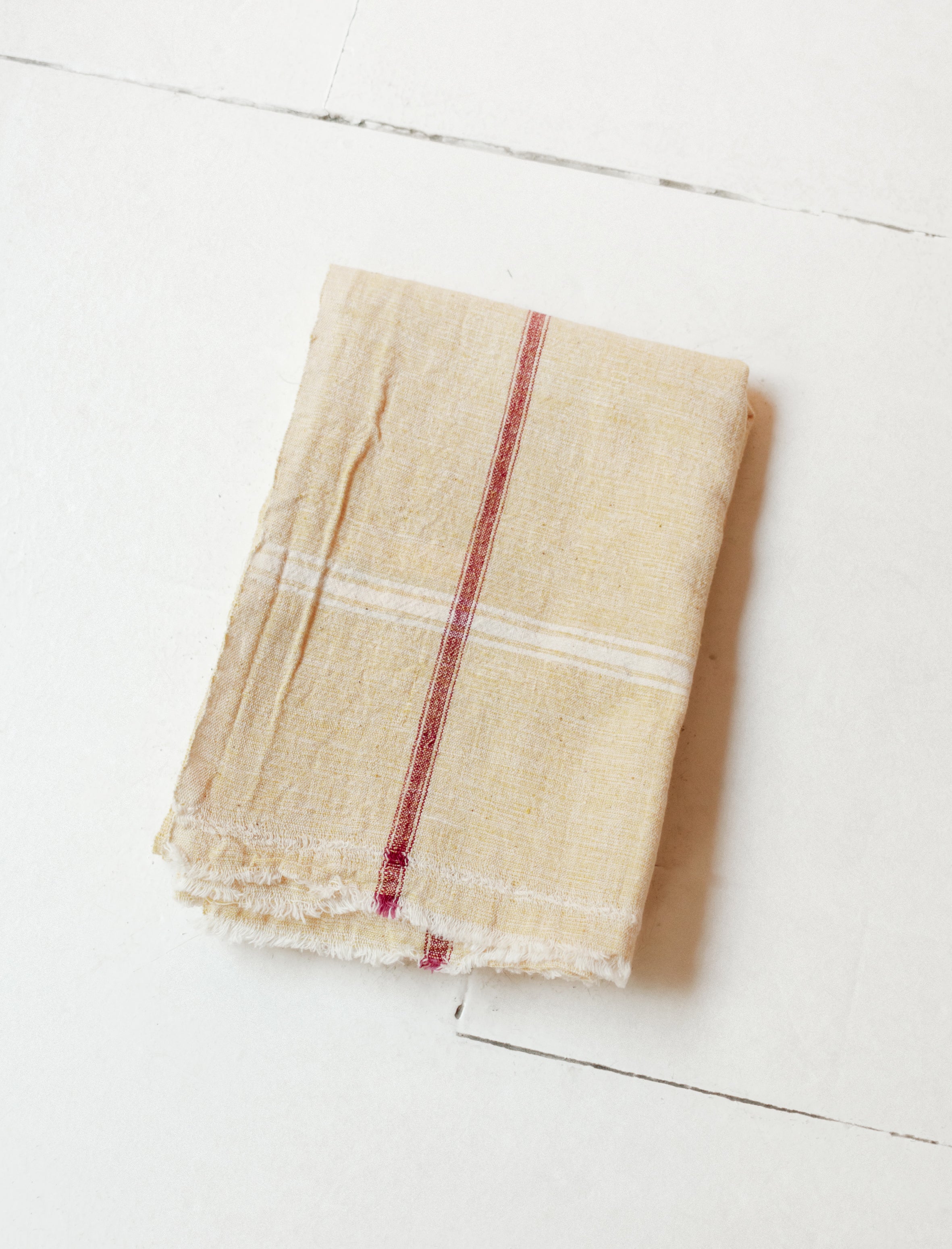 Auntie Oti Chambray Cotton Towel Yellow