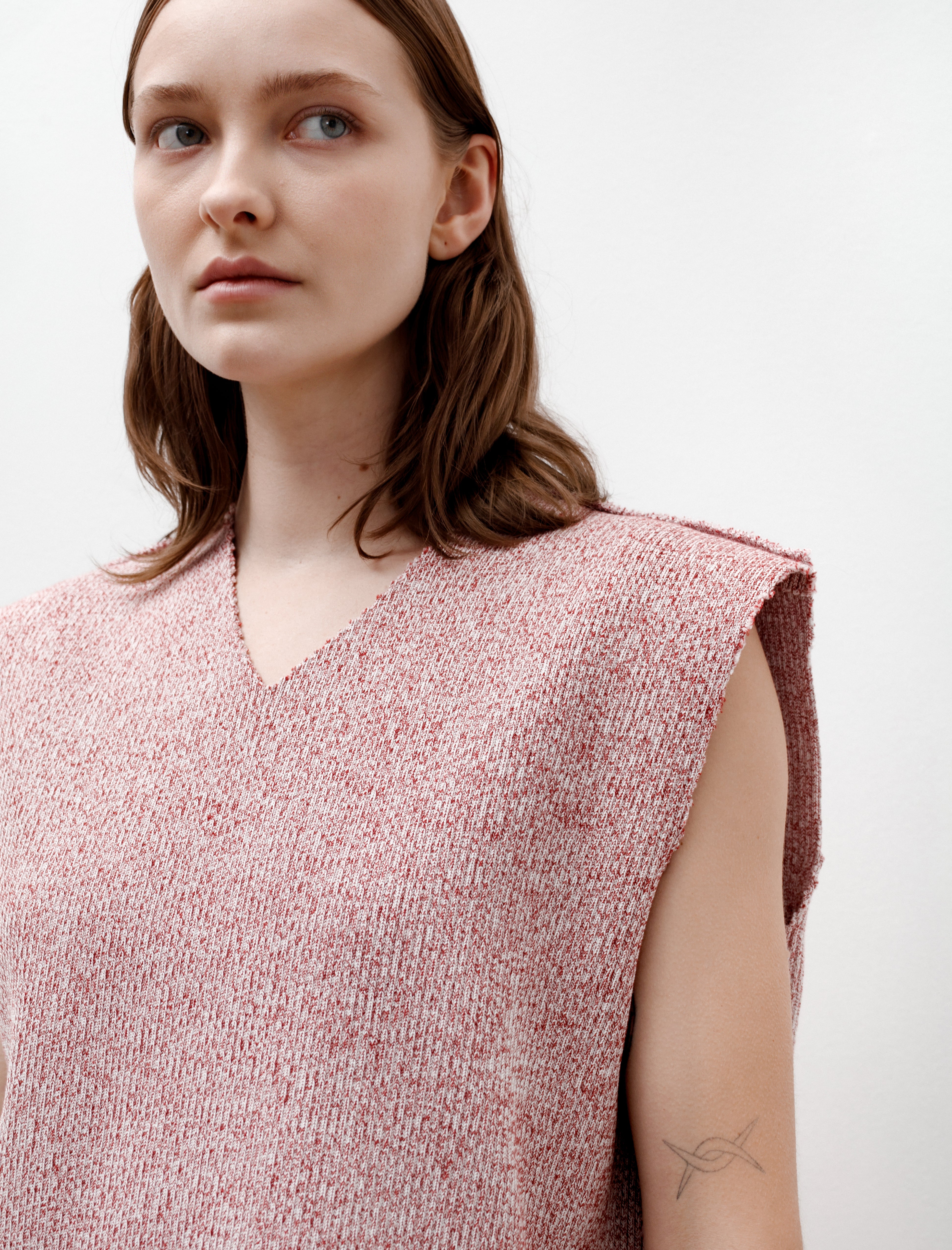 Camiel Fortgens Spencer Vest Red Melange