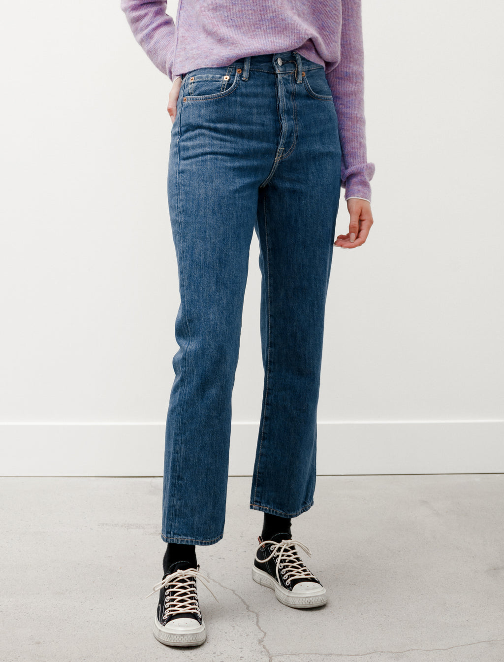 Acne Studios Mece Dark Blue Trash – Neighbour
