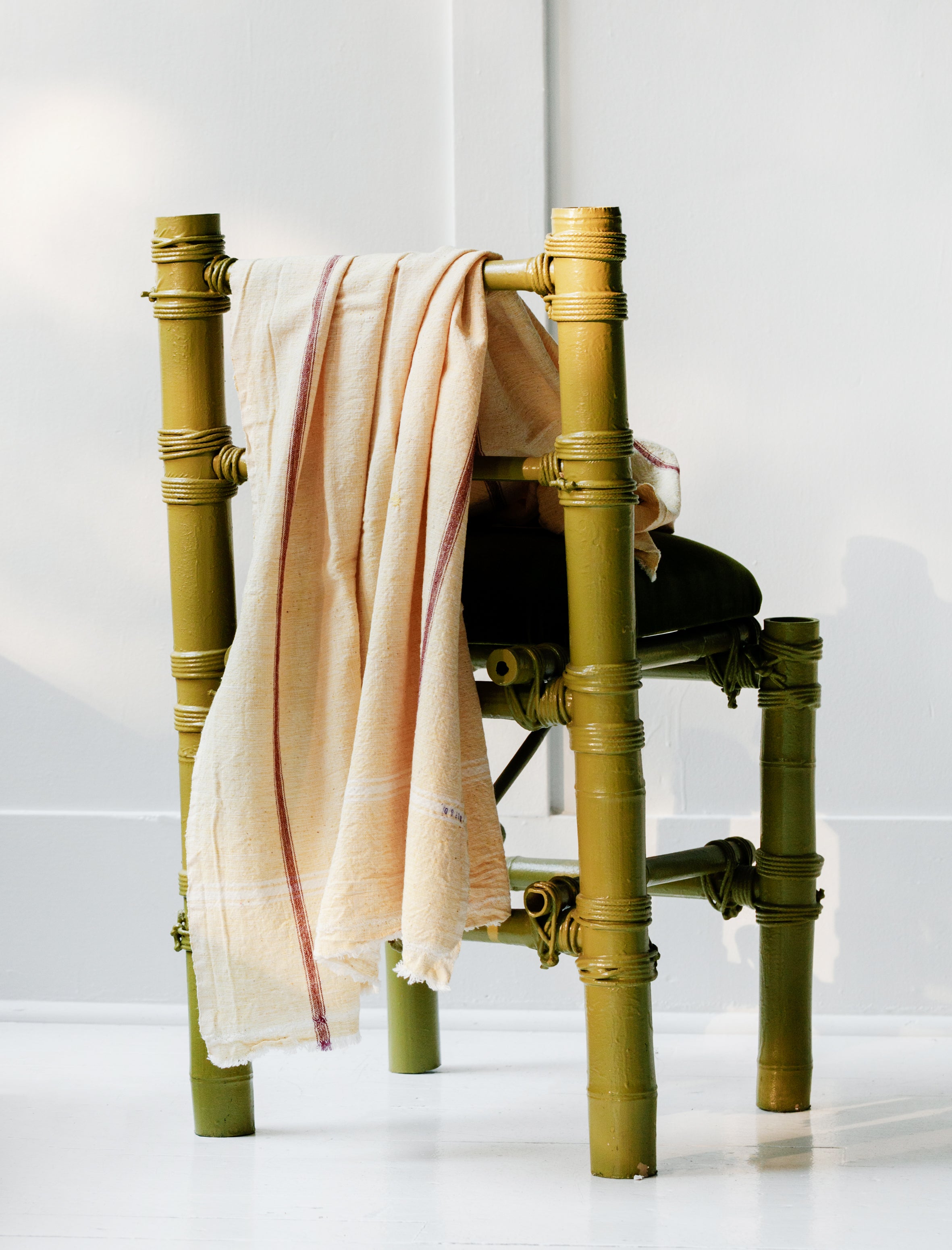 Auntie Oti Chambray Cotton Towel Yellow