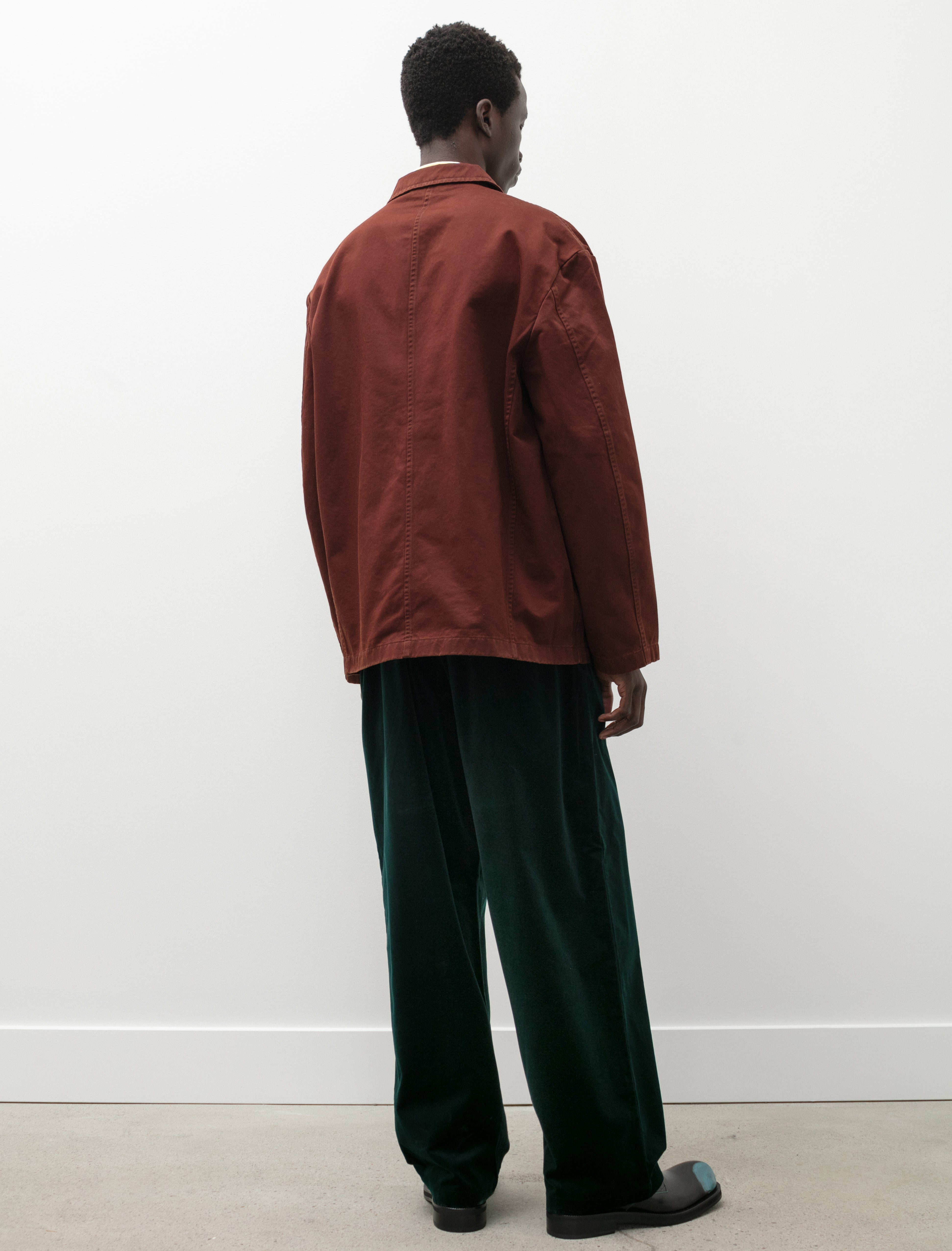 Acne Studios Velvet Trousers Dark Green