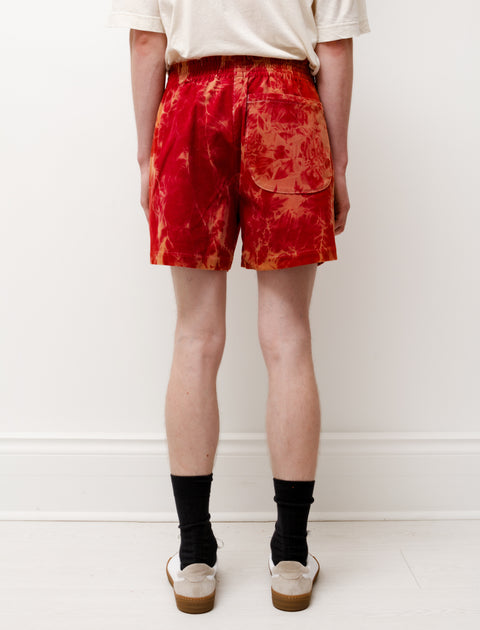 Camiel Fortgens Shorty Shorts Corduroy Bleached Red/Orange