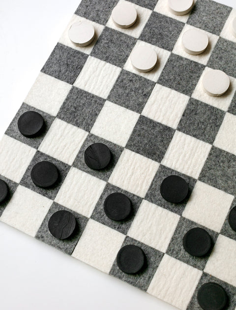 Felted Checker Board Set