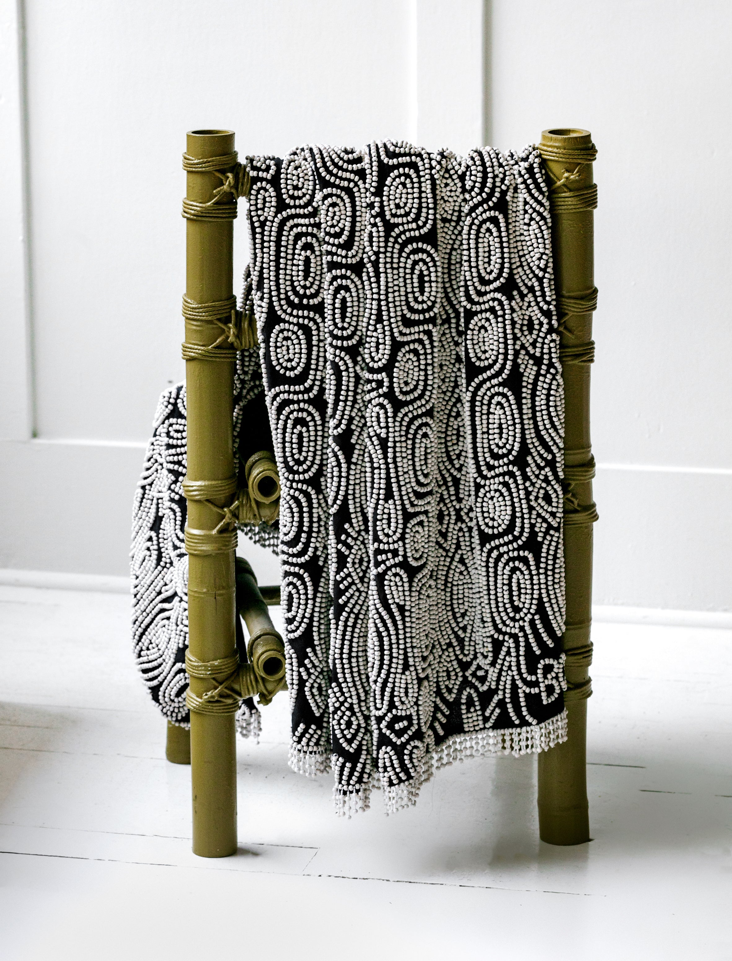 Bode Beaded Ripple Throw