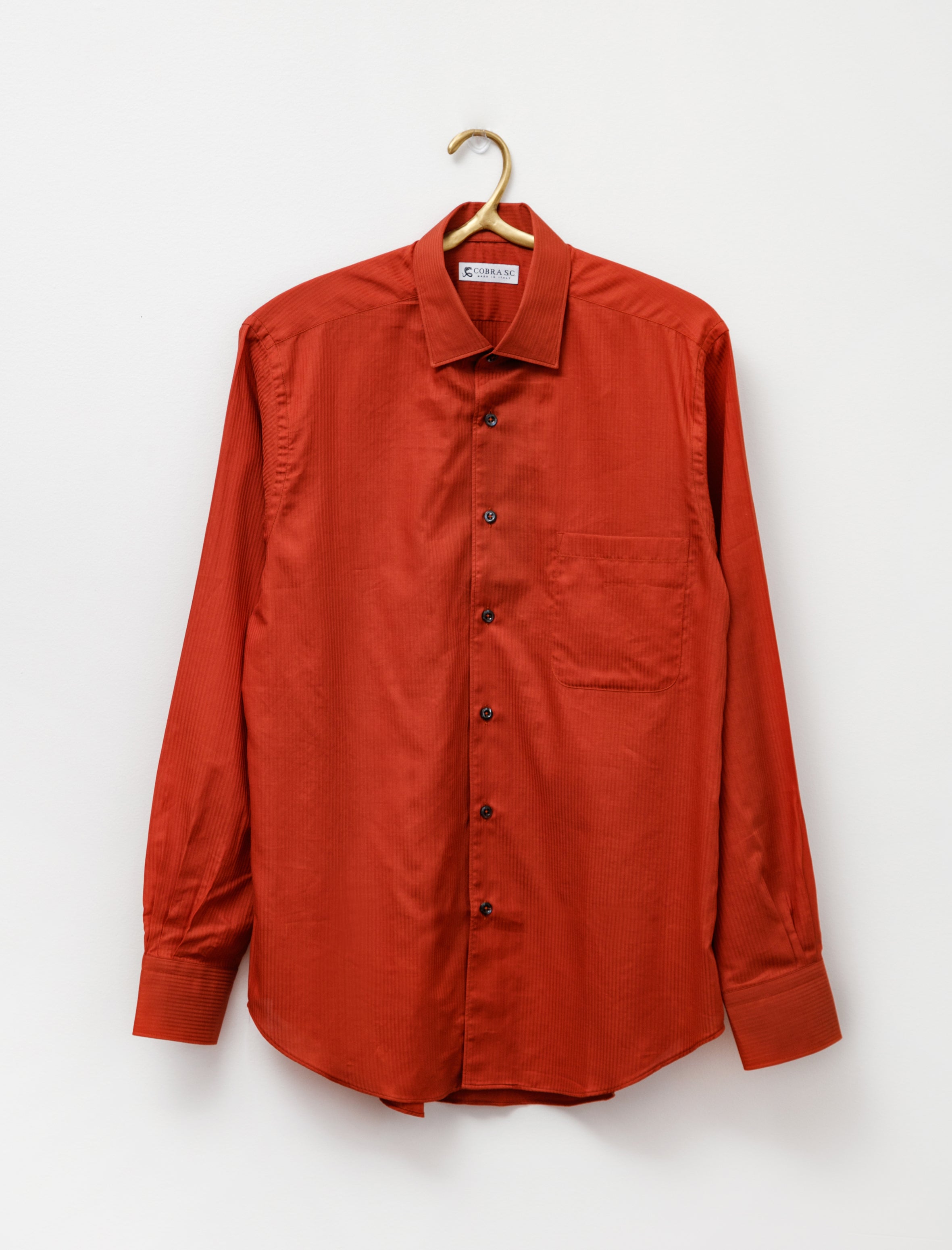 Cobra SC Replica Shirt Rust Jacquard Stripe