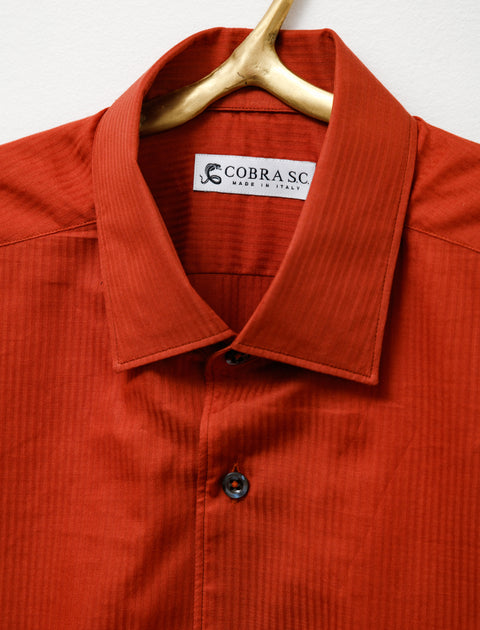 Cobra SC Replica Shirt Rust Jacquard Stripe