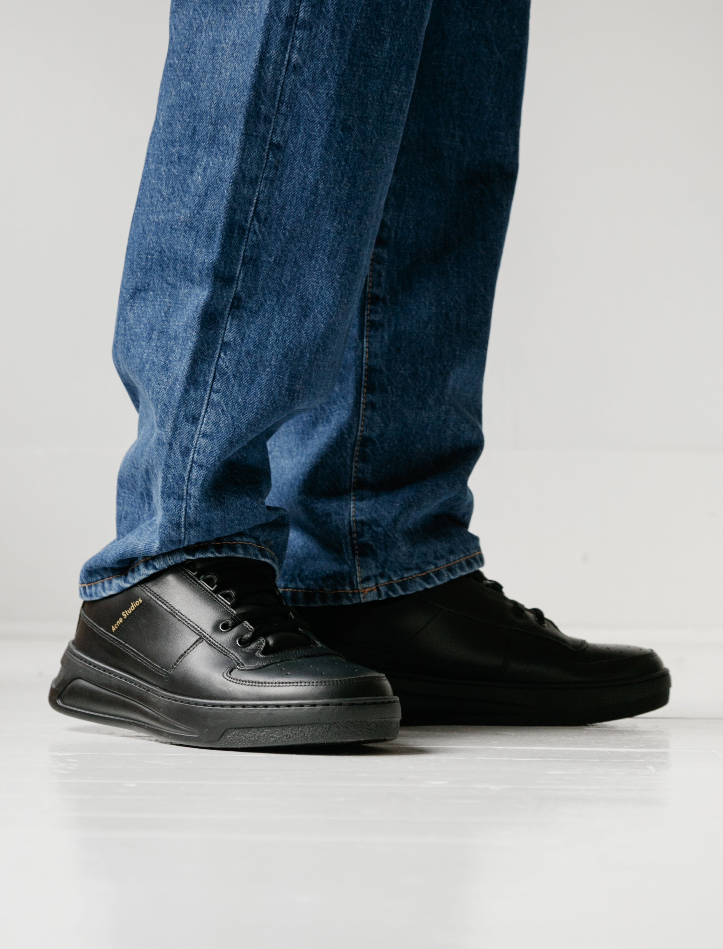 Acne Studios Perey Lace Up Black