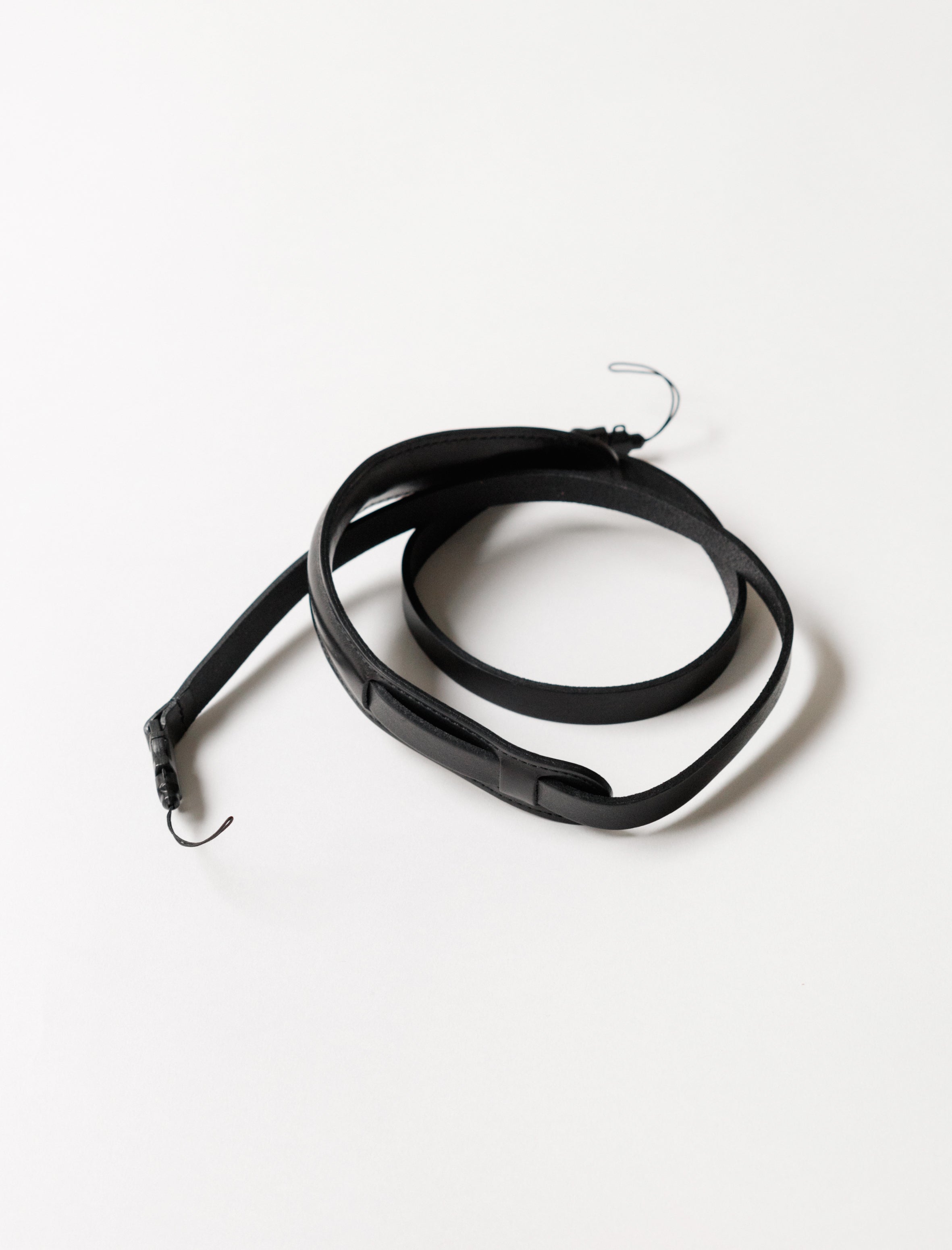 Hender Scheme Leather Camera Strap Black