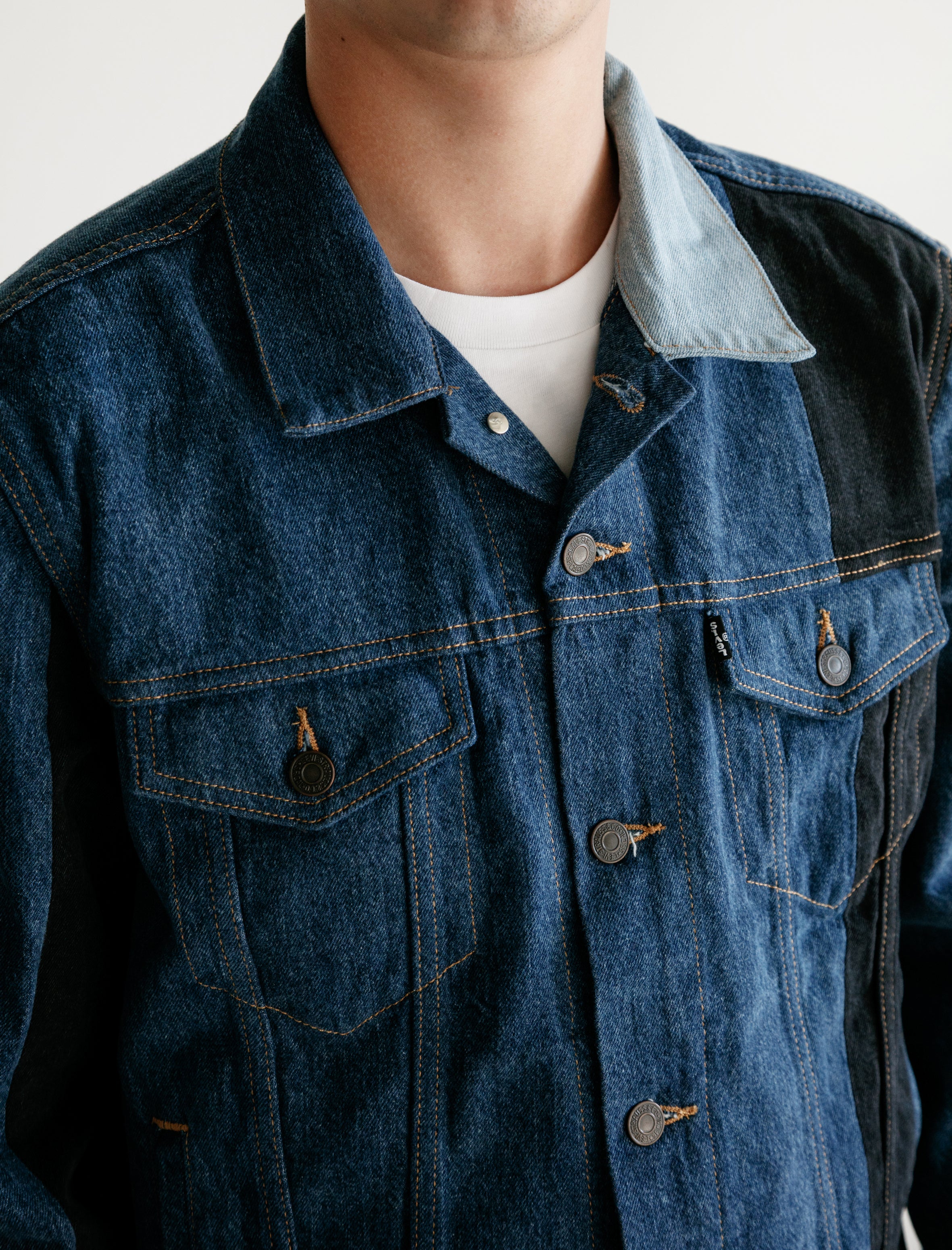 Gosha Rubchinskiy Levi's Patchwork Jacket Navy