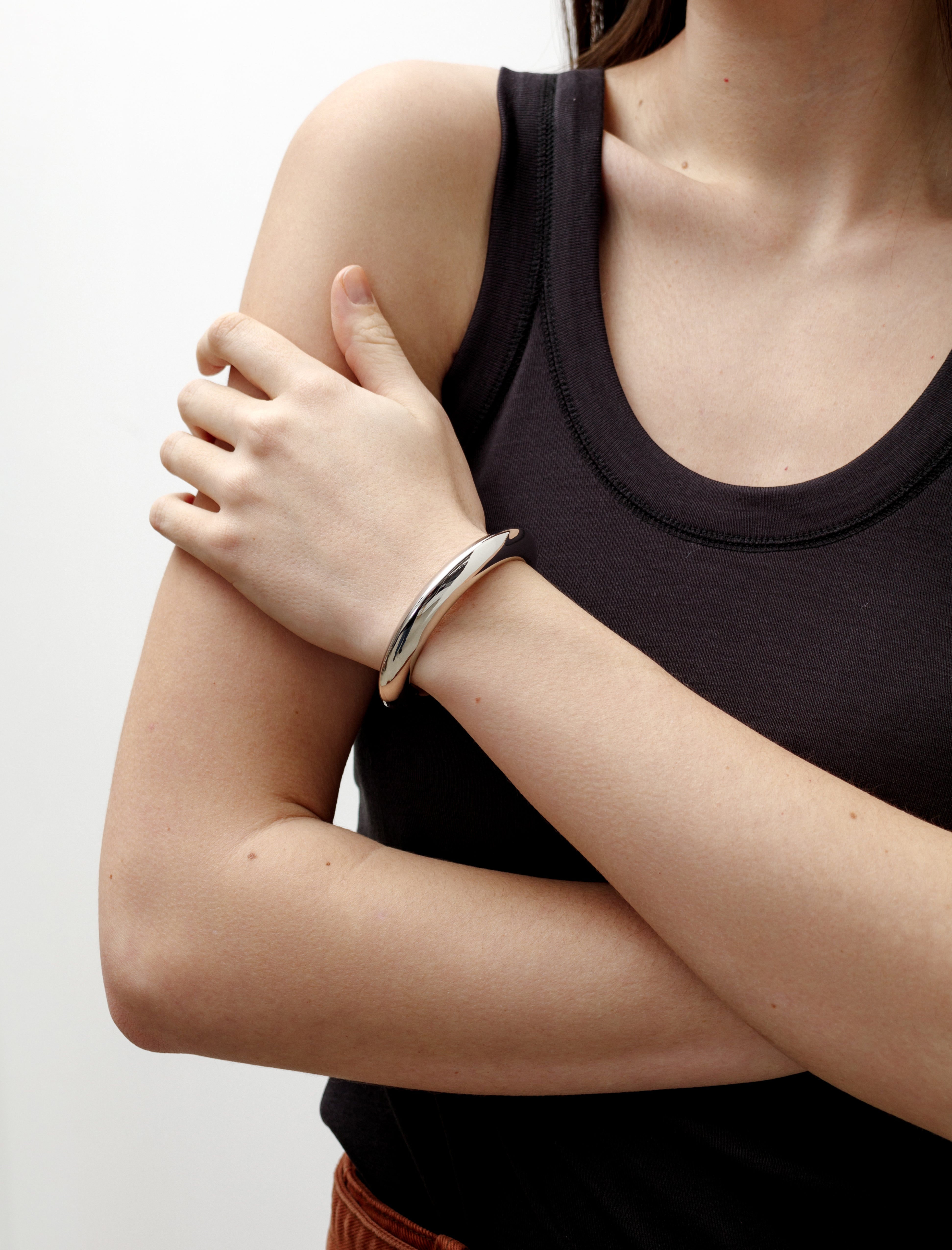 Lemaire Drop Cuff Bracelet Silver