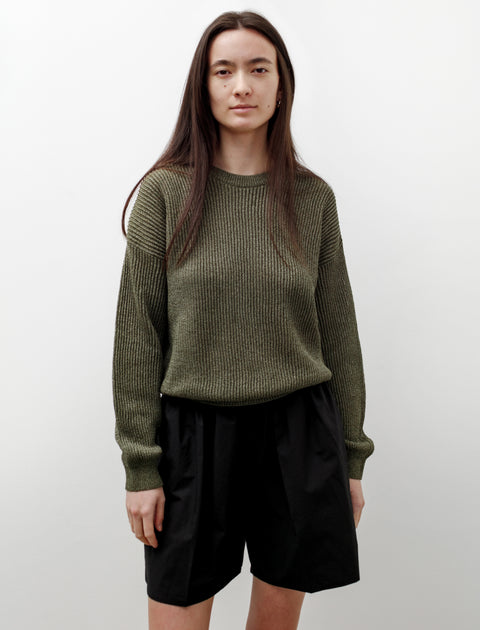Cristaseya Washi Paper Sweater Olive