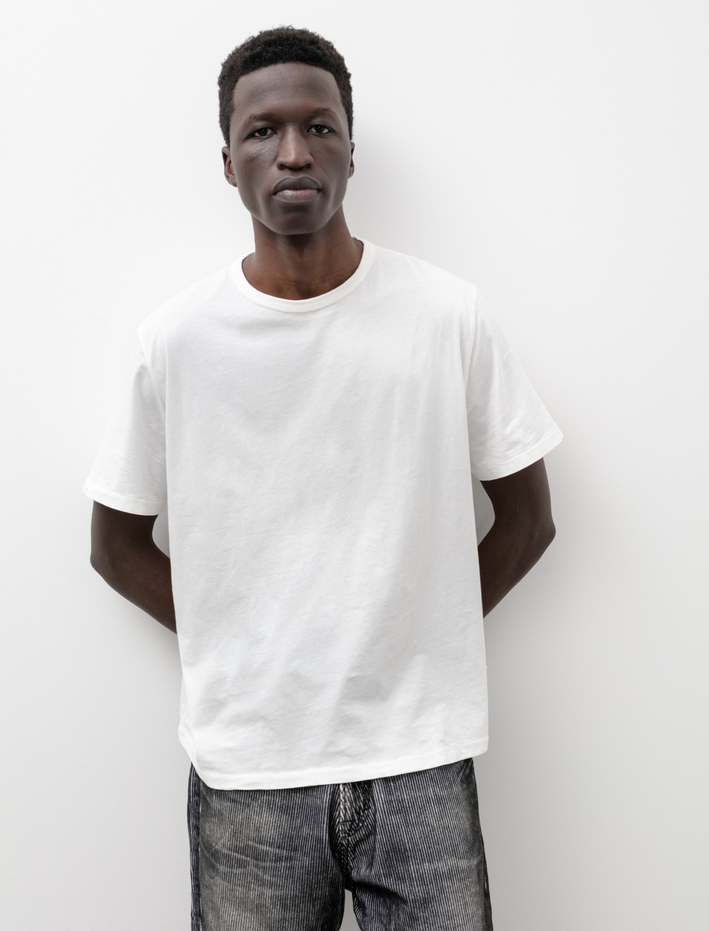 Our Legacy New Box T-Shirt White Clean Jersey