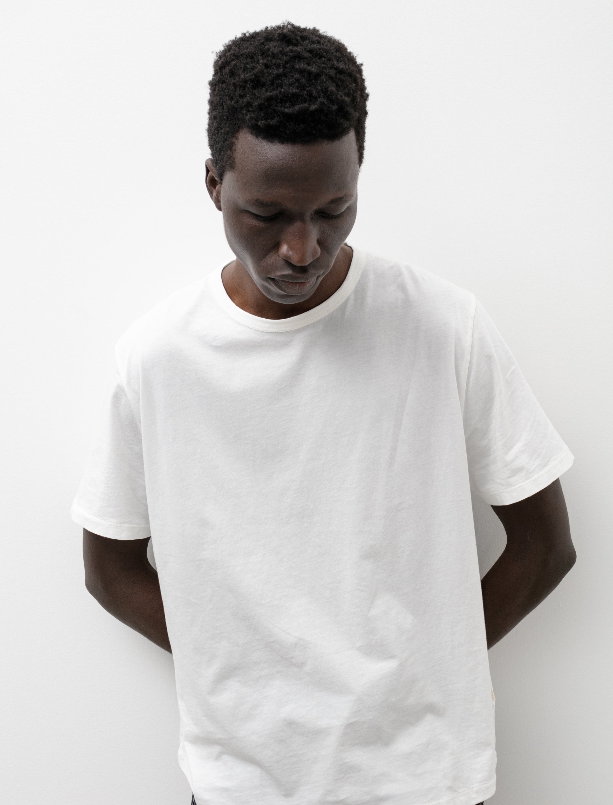 Our Legacy New Box T-Shirt White Clean Jersey