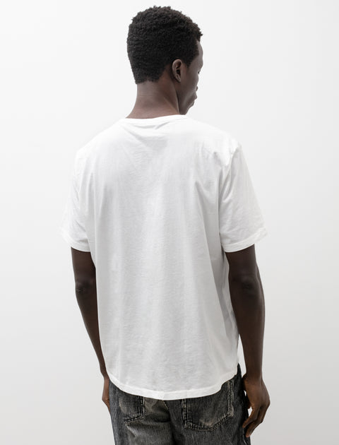 Our Legacy New Box T-Shirt White Clean Jersey 