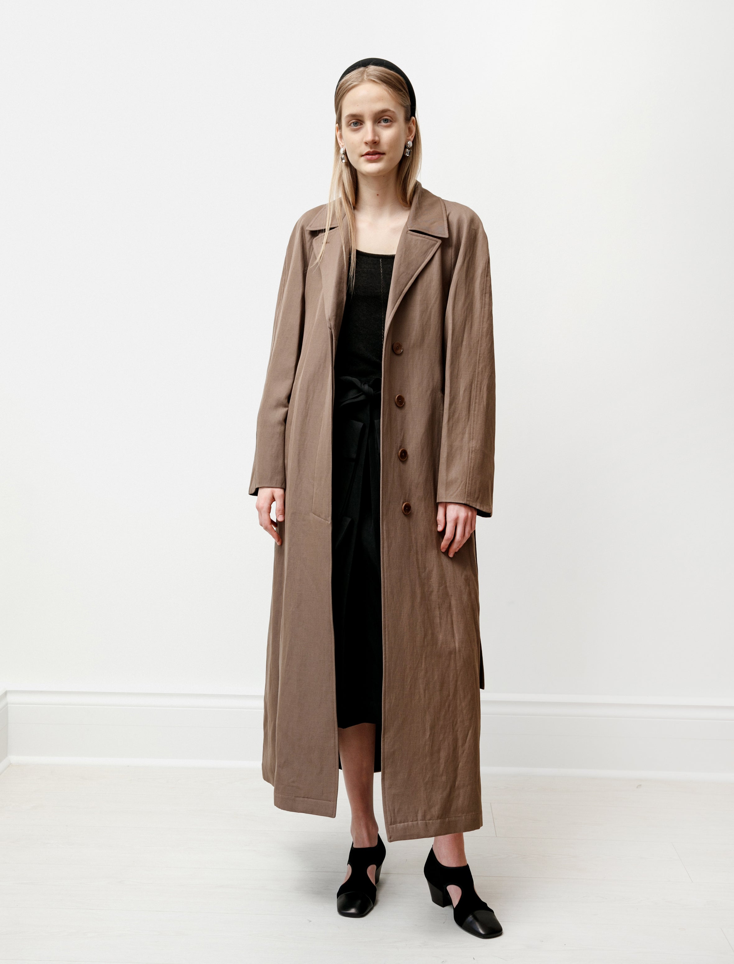 Lemaire Straight Coat Kraft Brown