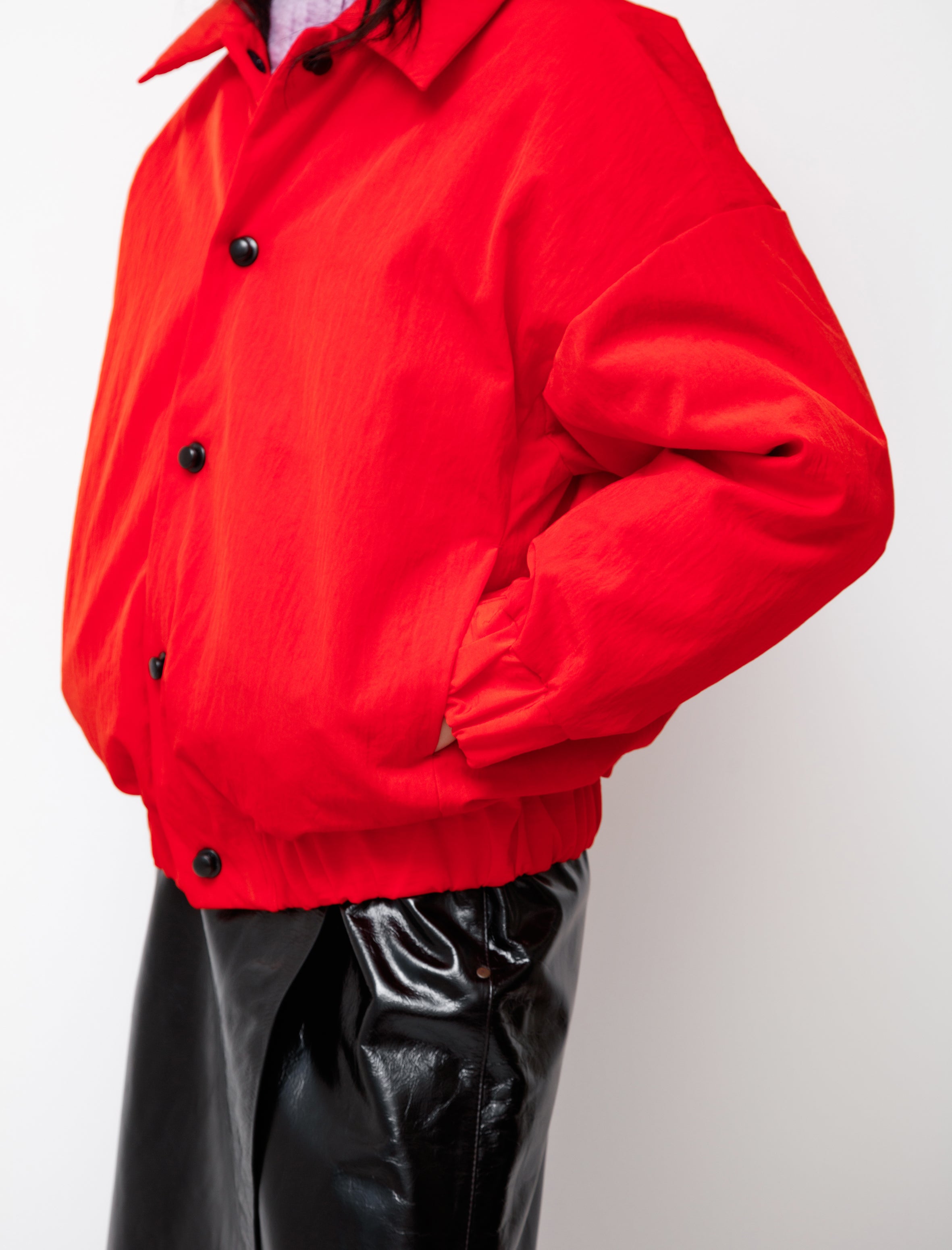 MAN-TLE SP Down-3 Scarlet Nylon