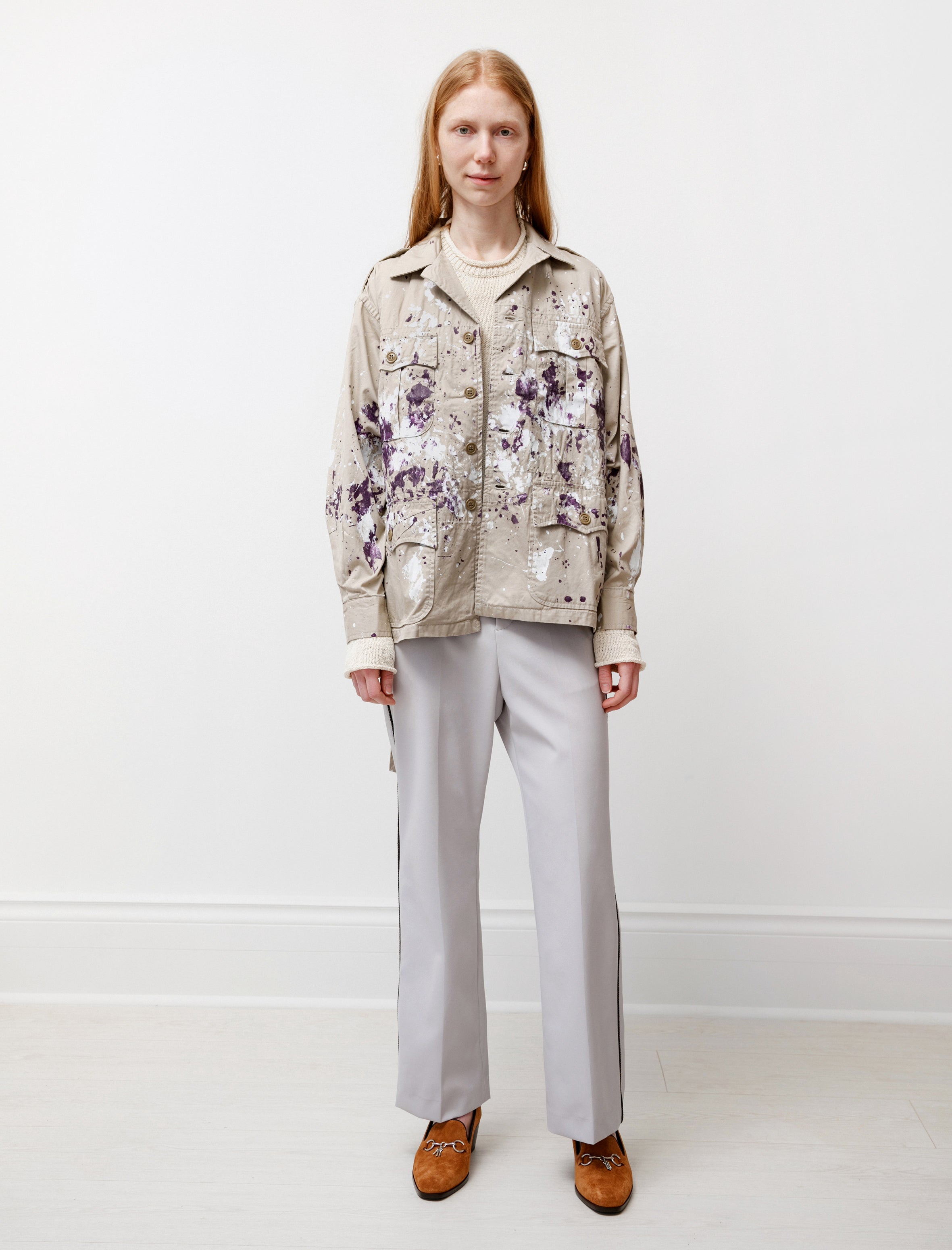 Needles Safari Jacket Paint Splatters